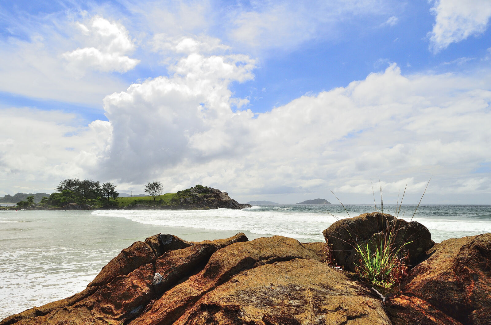 Nikon D5100 sample photo. Green, island, under, white photography