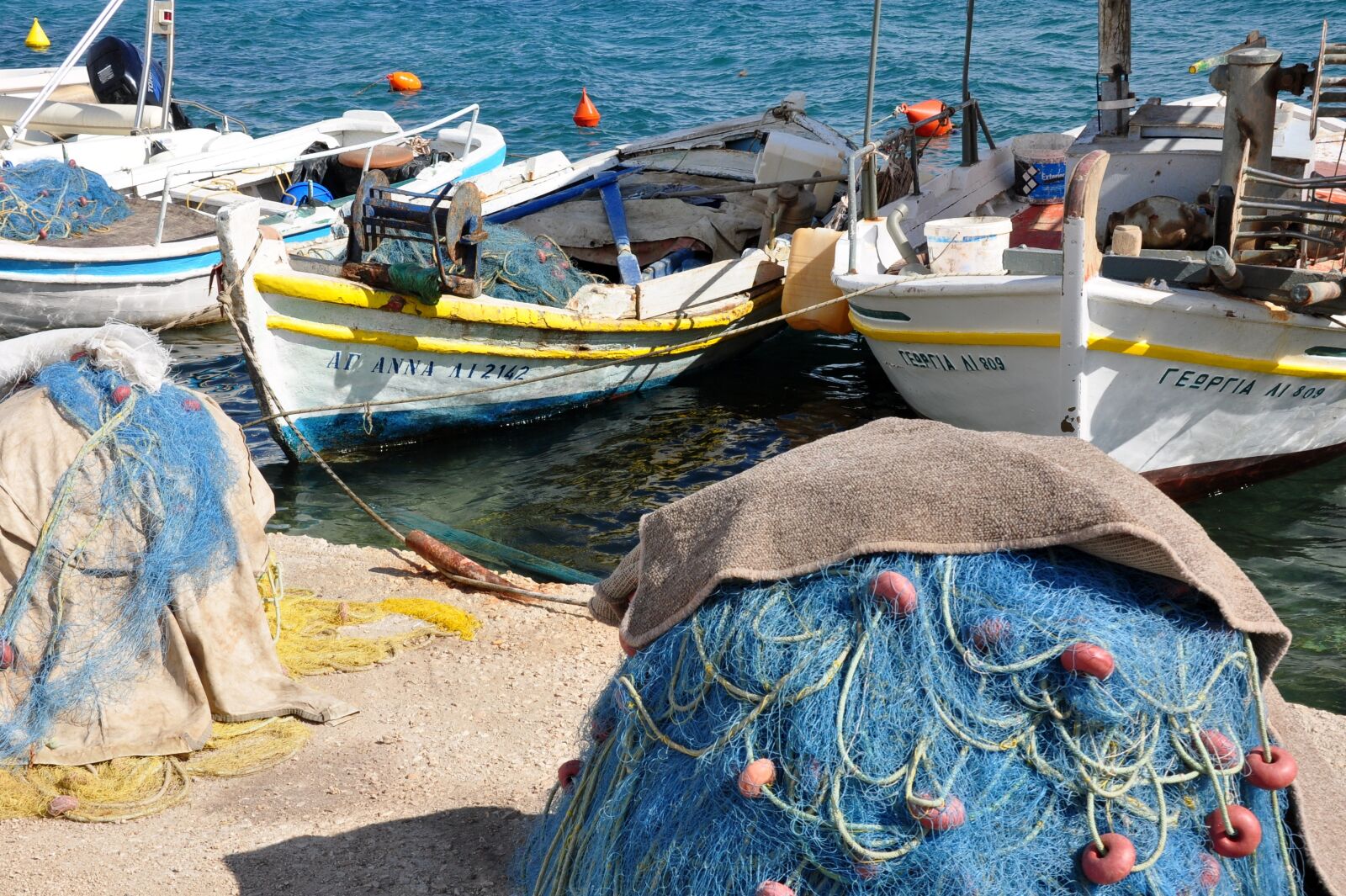Nikon D90 sample photo. Greece, port boat, hellas photography