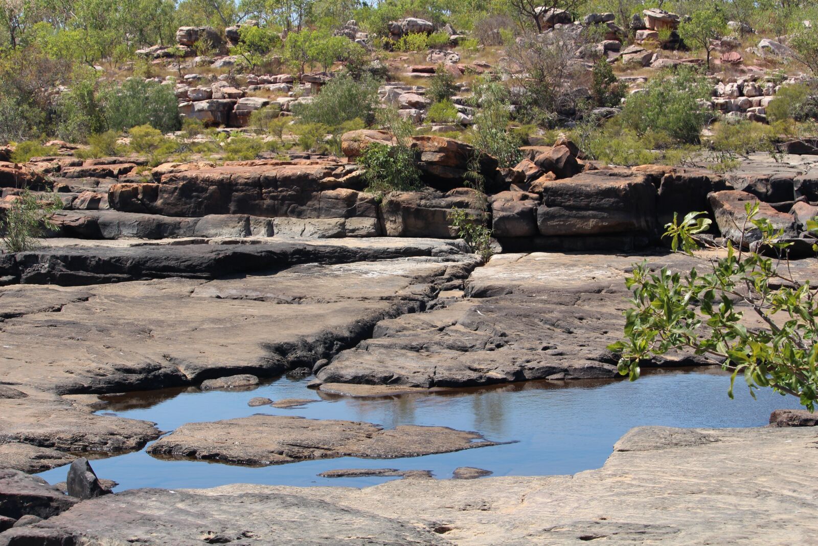 Canon EF-S 55-250mm F4-5.6 IS STM sample photo. Kimberley, rock pool, australia photography