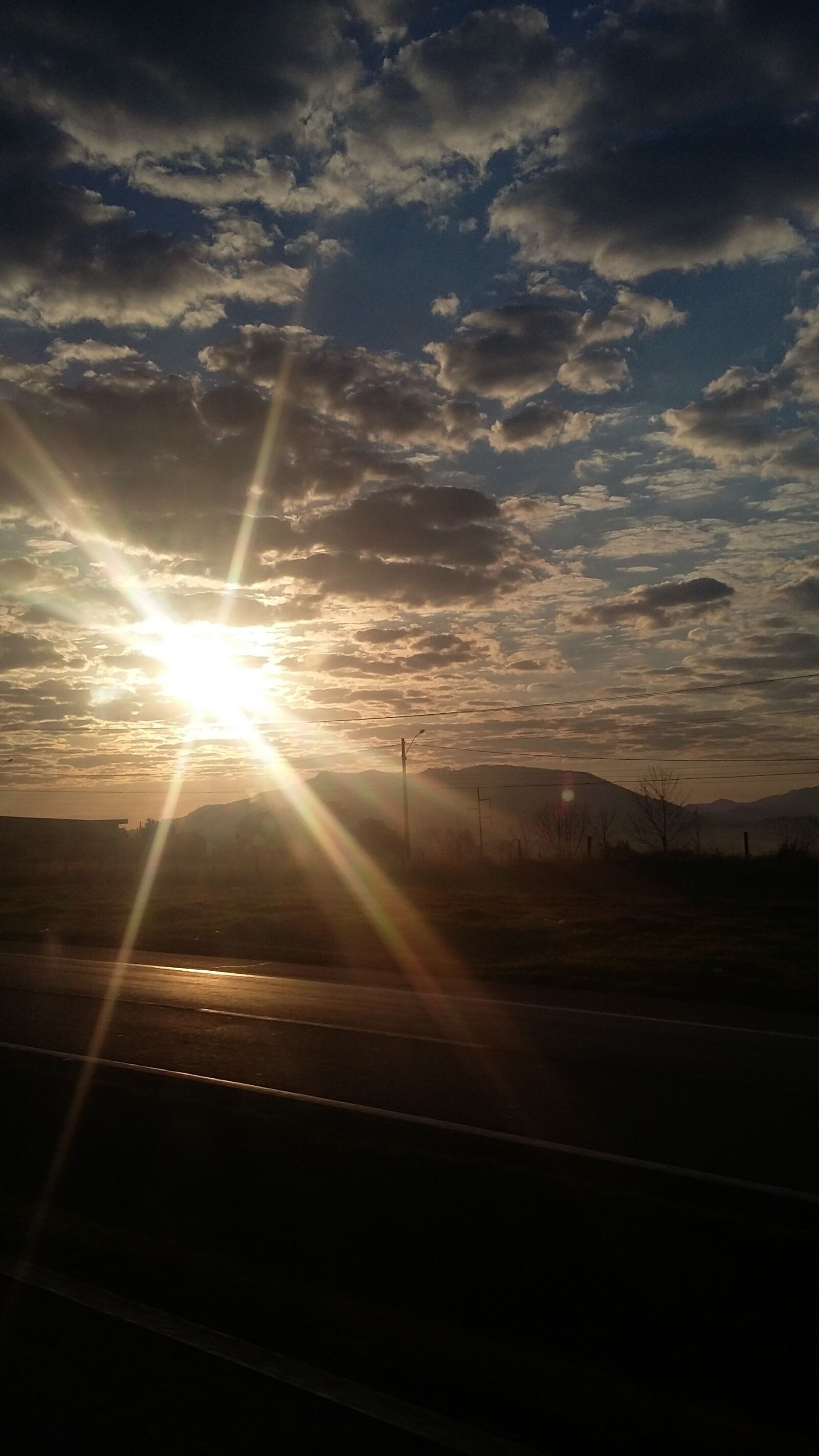 Samsung Galaxy Grand Prime sample photo. Sunset, cloud, eventide photography