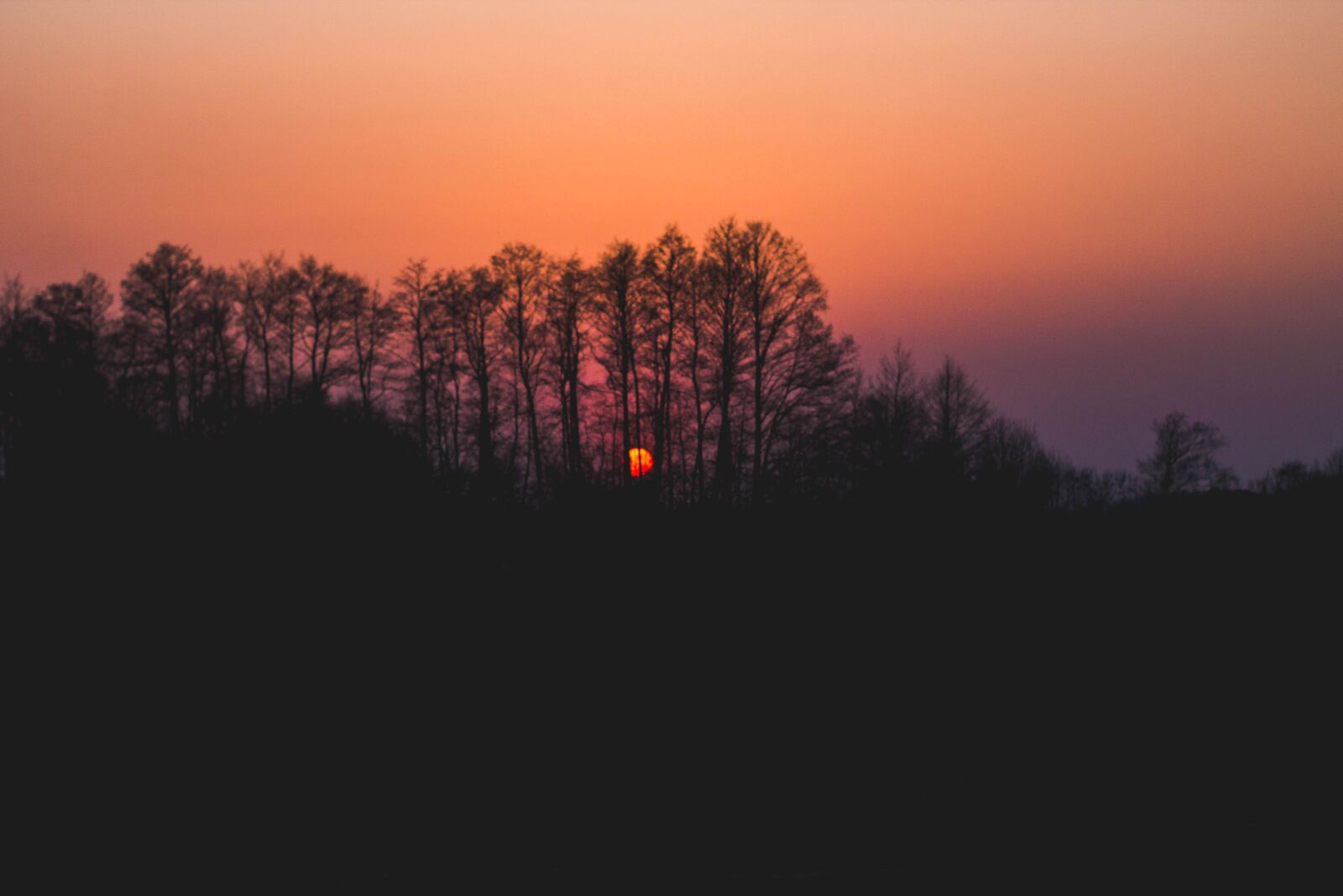 Canon EOS 1100D (EOS Rebel T3 / EOS Kiss X50) sample photo. Sunset, countryside, nature photography