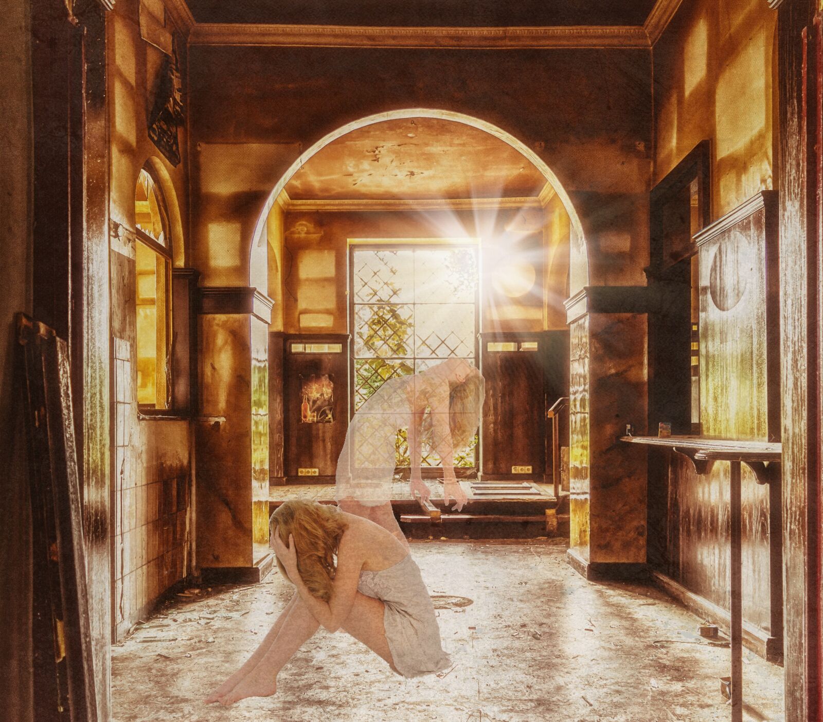 Nikon D3300 sample photo. Lost places, girl, woman photography