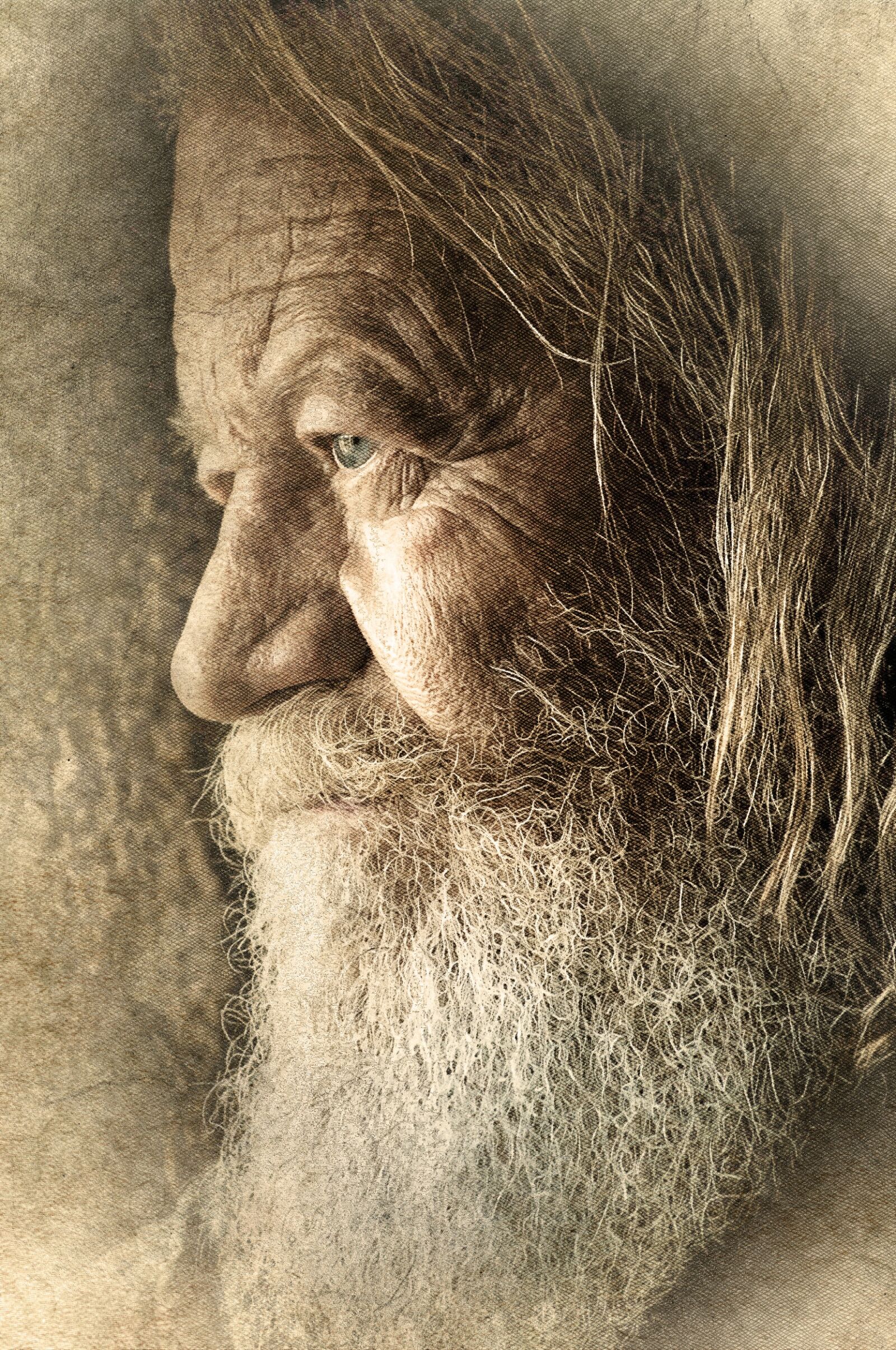 Nikon D300S sample photo. Old, man, male photography