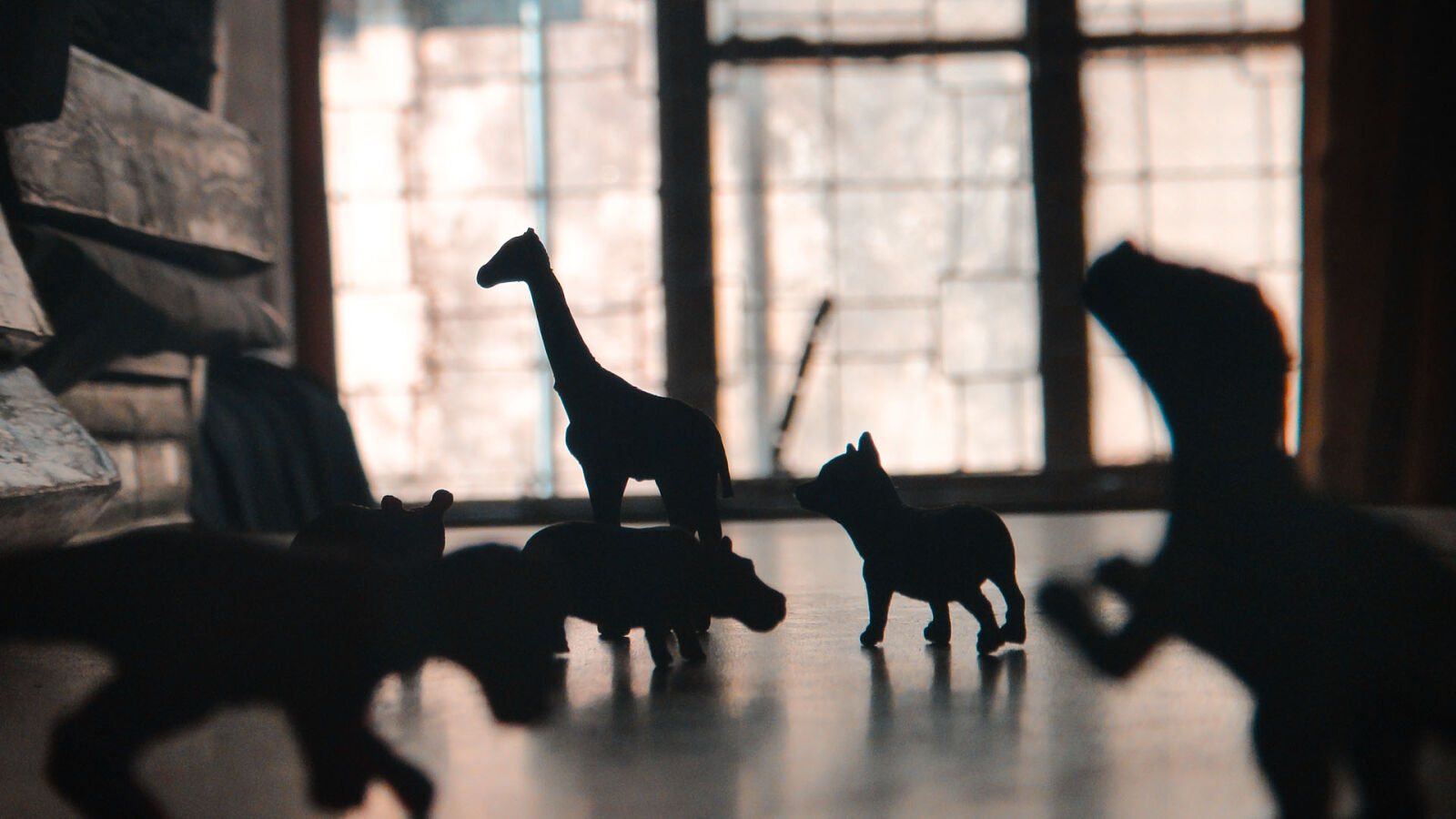 Sony Cyber-shot DSC-TX5 sample photo. Silhouette, of, animals, figurines photography