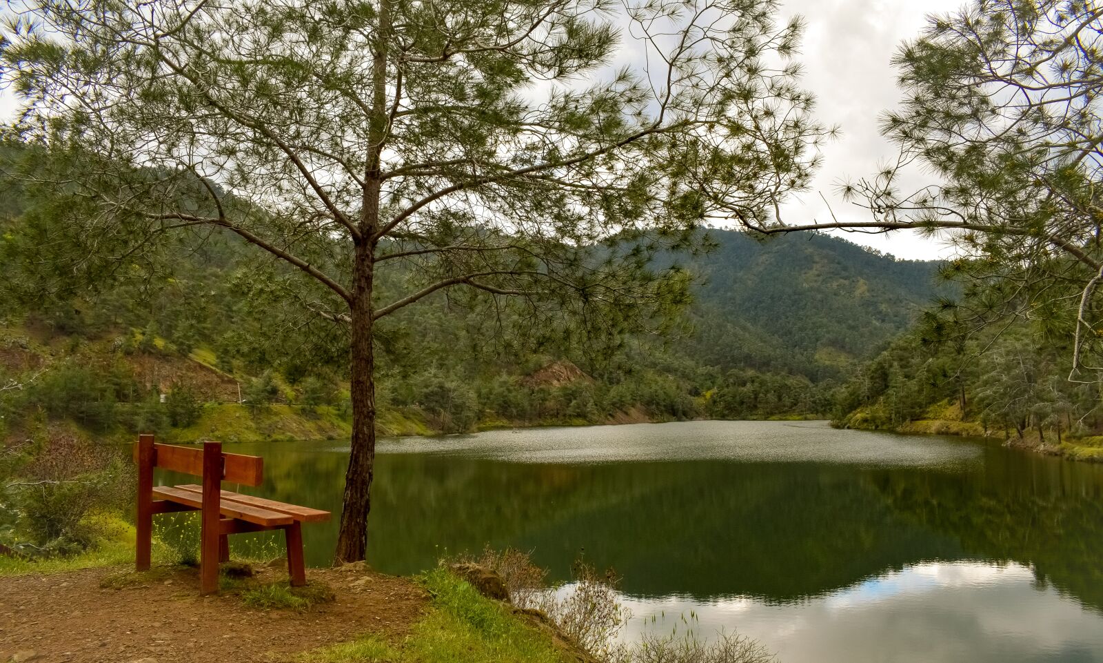 Nikon D3300 sample photo. Dam, lake, mountains photography