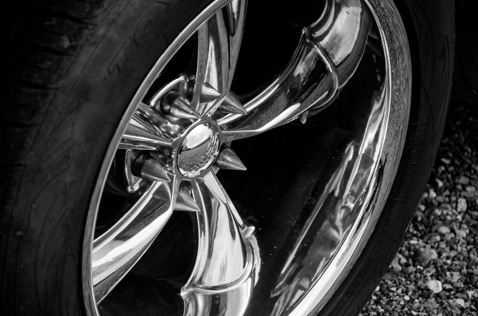 Nikon D7000 sample photo. Auto, rims, chrome photography