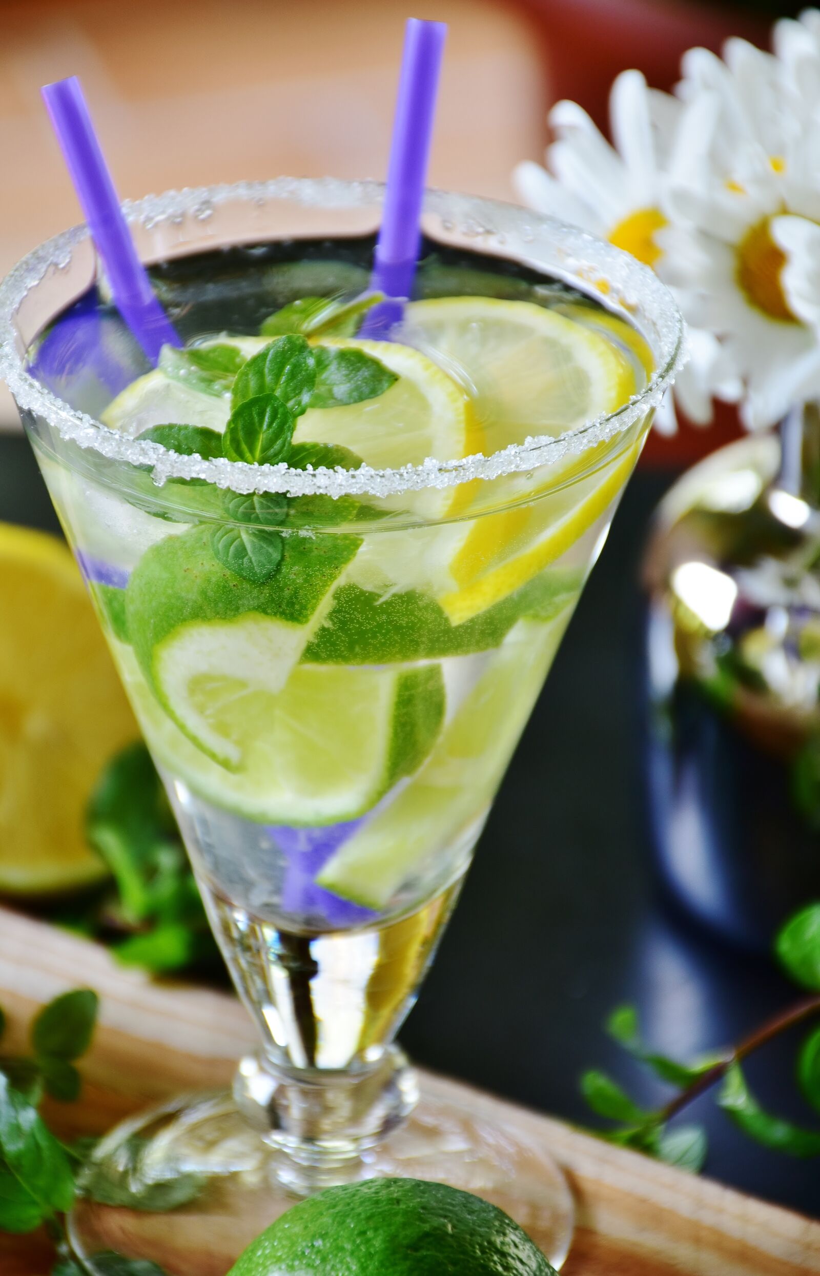 Nikon D7200 sample photo. Lime, drink, mineral water photography