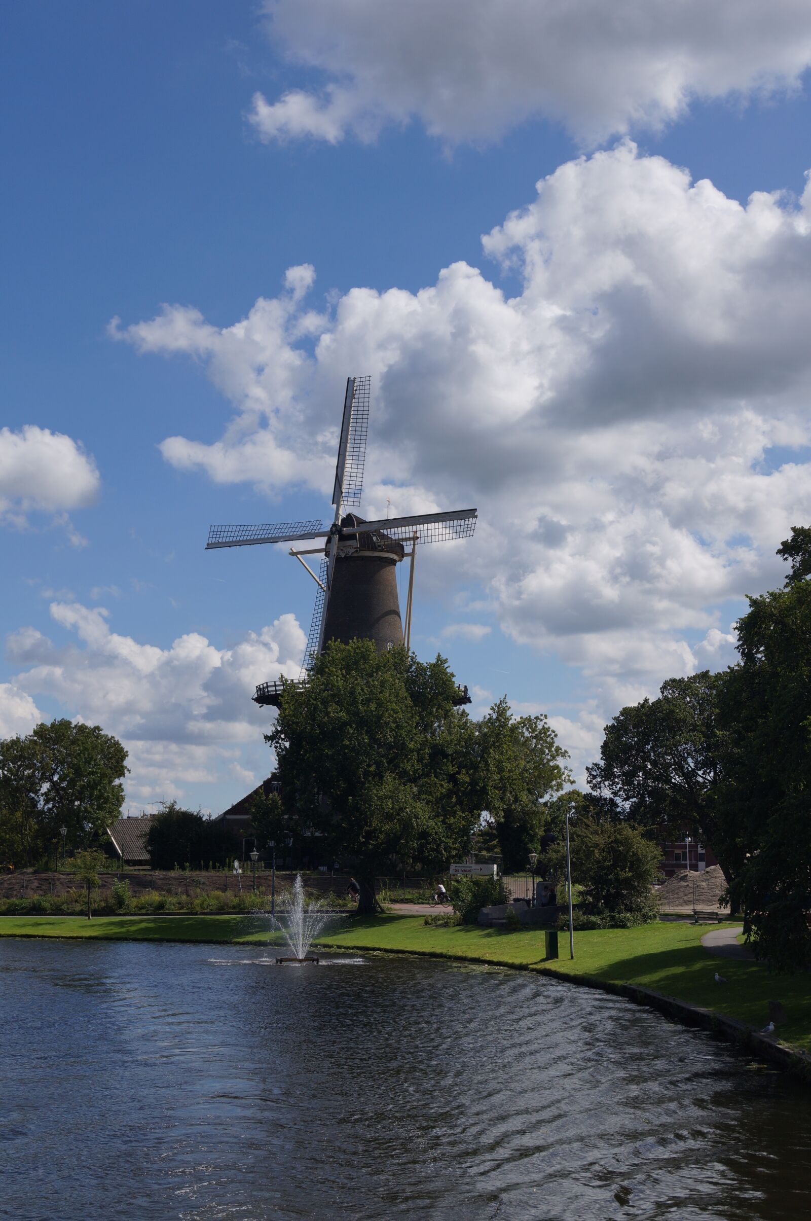 Sony SLT-A57 sample photo. Clouds, windmill, leiden photography