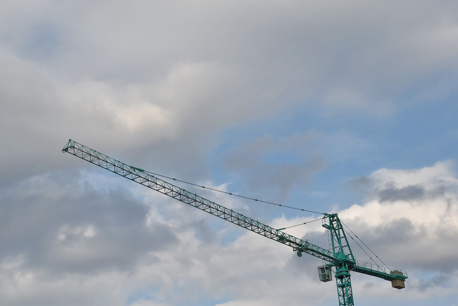 Nikon D5500 sample photo. Angle, blue sky, crane photography