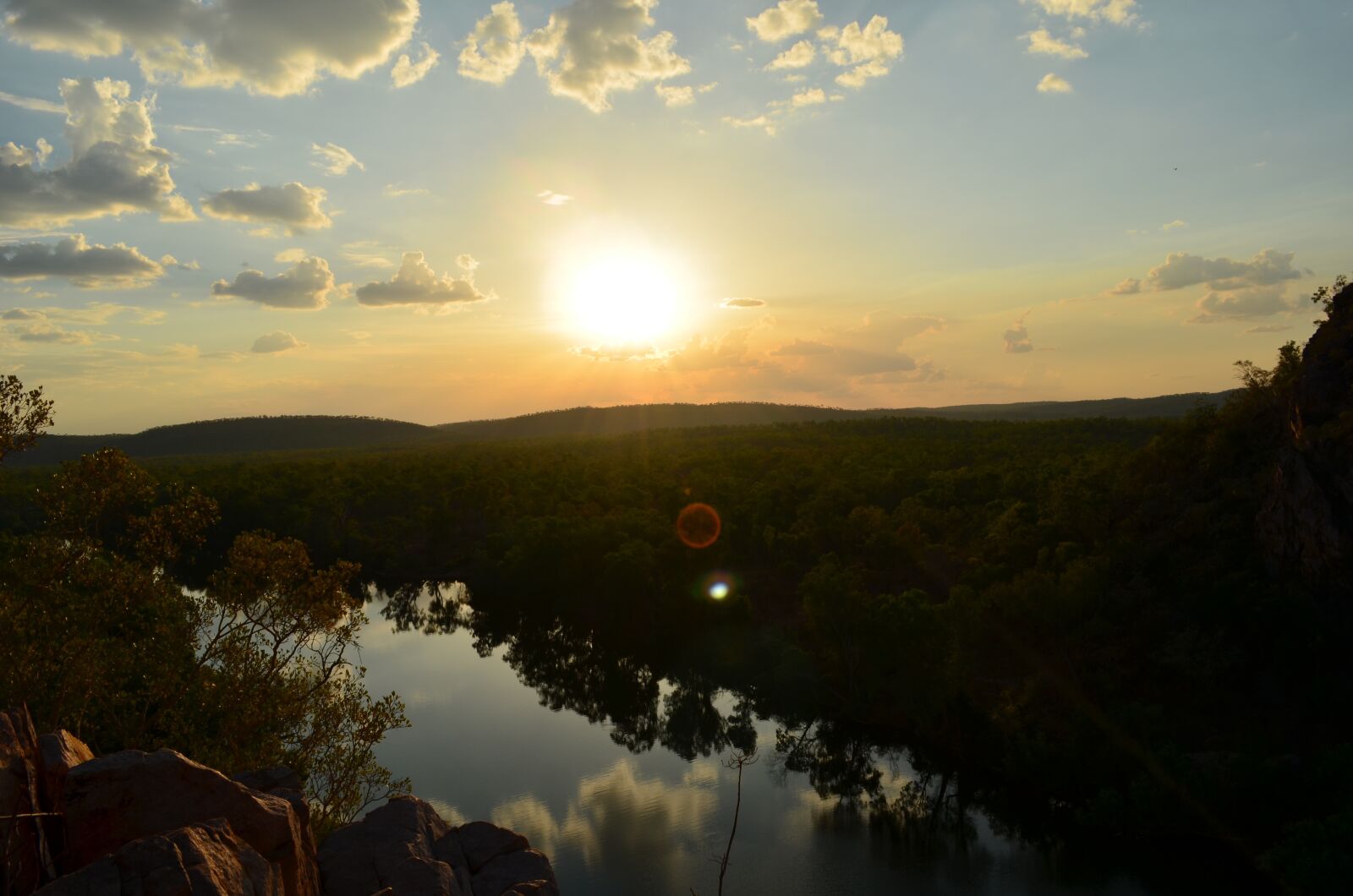 Nikon D5100 sample photo. Sunset, gorge, northern territory photography