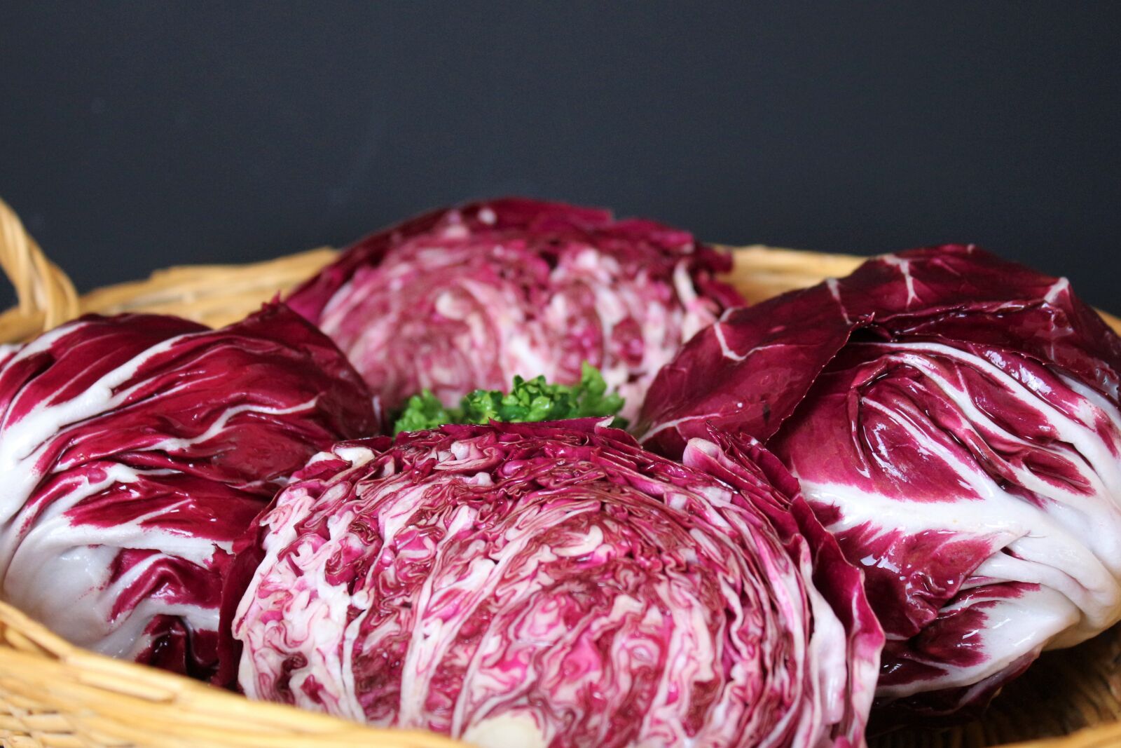 Canon EF-S 18-55mm F3.5-5.6 IS sample photo. Red cabbage, red, vegetables photography