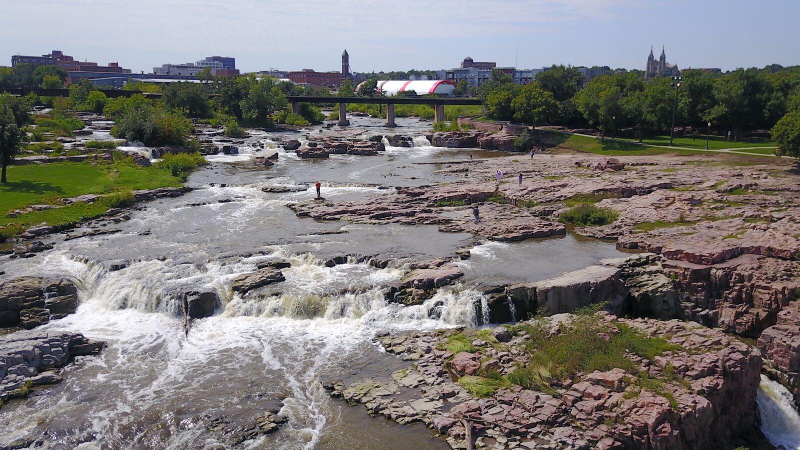 DJI FC220 sample photo. Waterfall photography