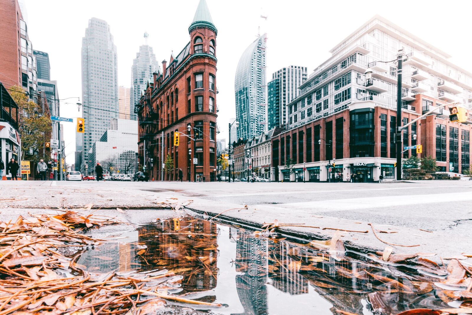 Canon EOS 60D sample photo. Reflection, road, architecture, buildings photography
