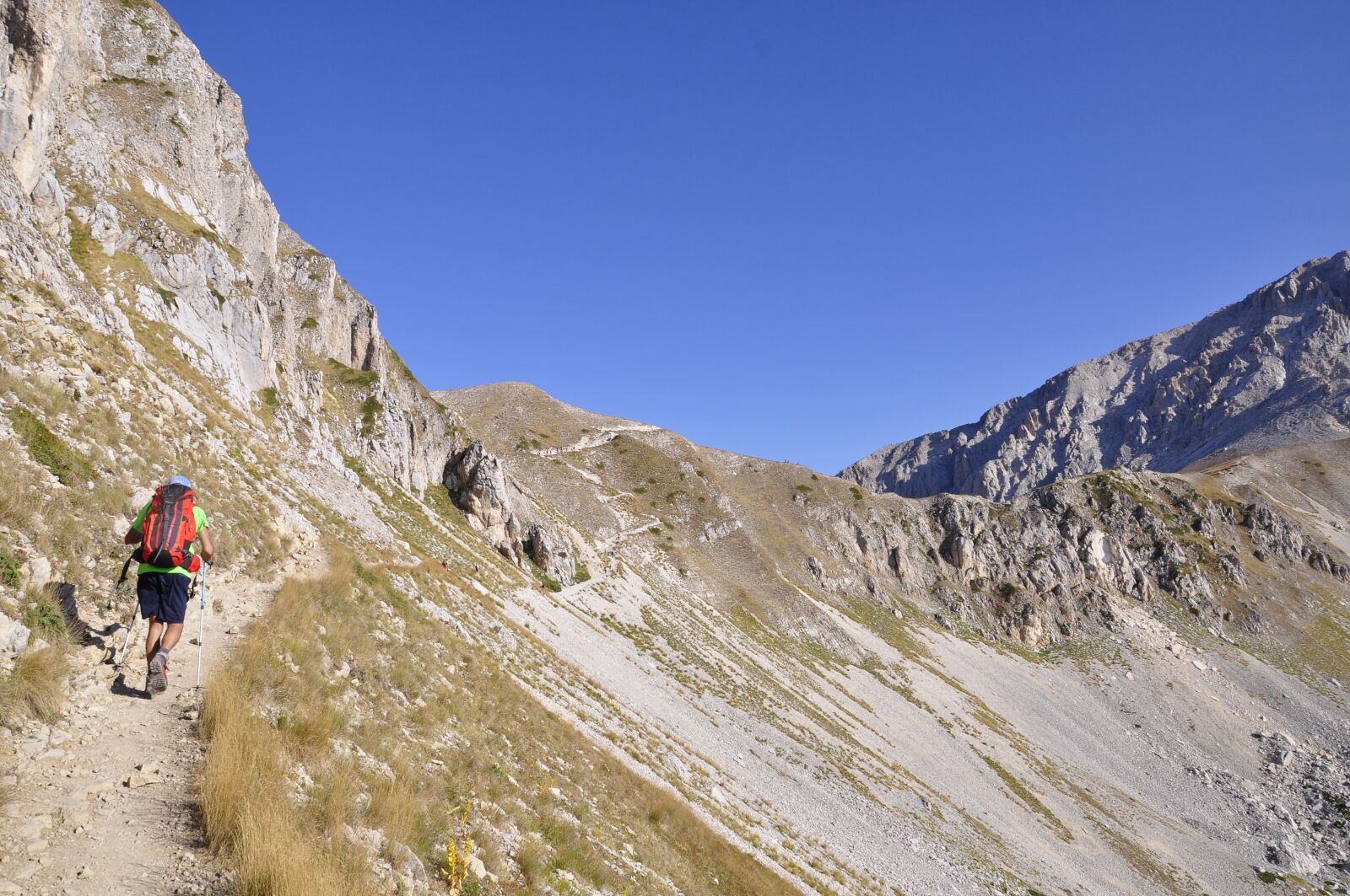 Nikon D5000 sample photo. Trekking, gran sasso, mountain photography