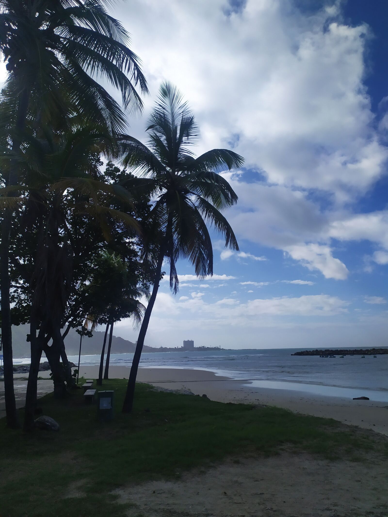 Xiaomi Redmi Note 7 sample photo. Palms, beach, island photography