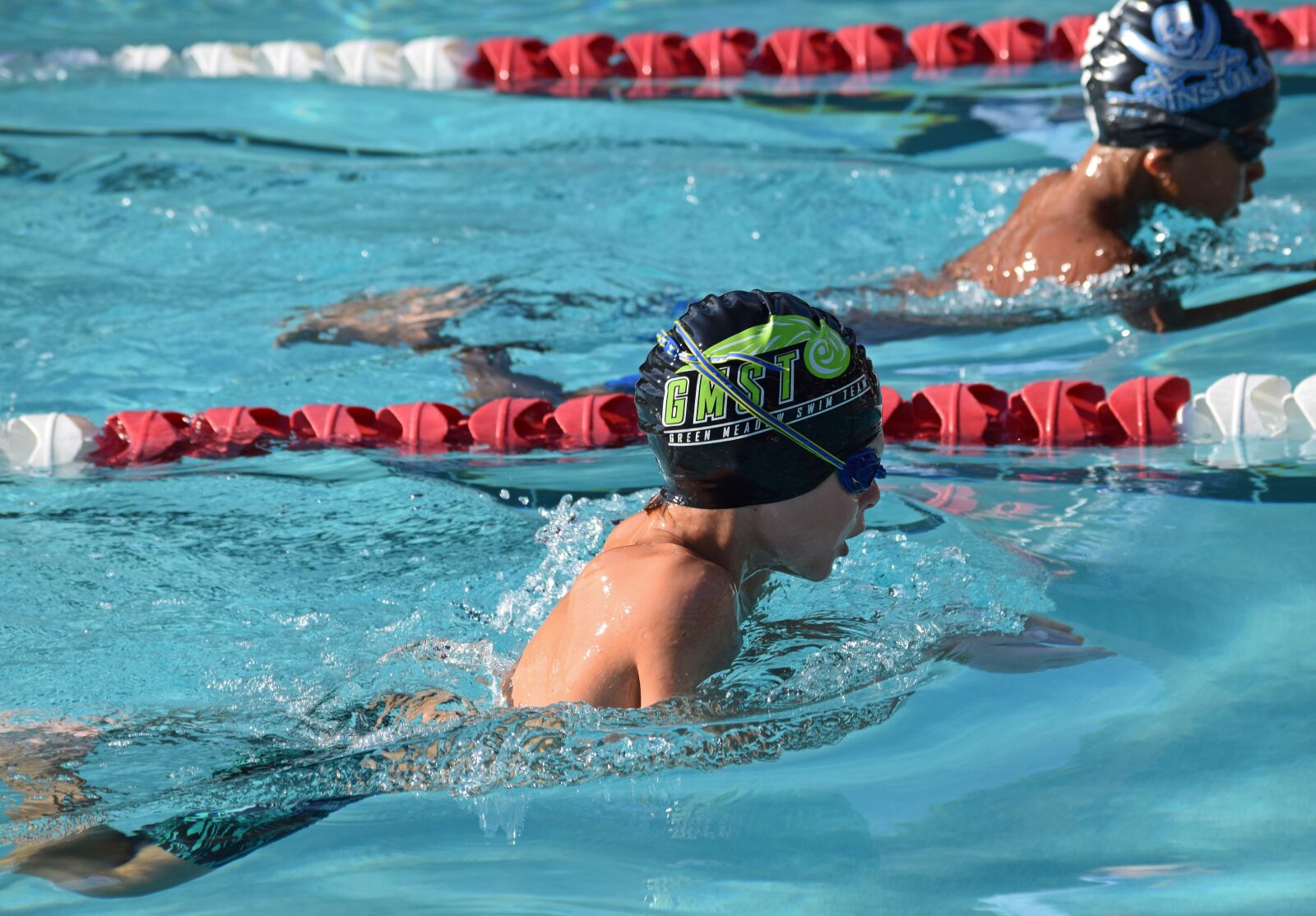 Nikon D3300 sample photo. Young swimmer, breaststroke, swim photography