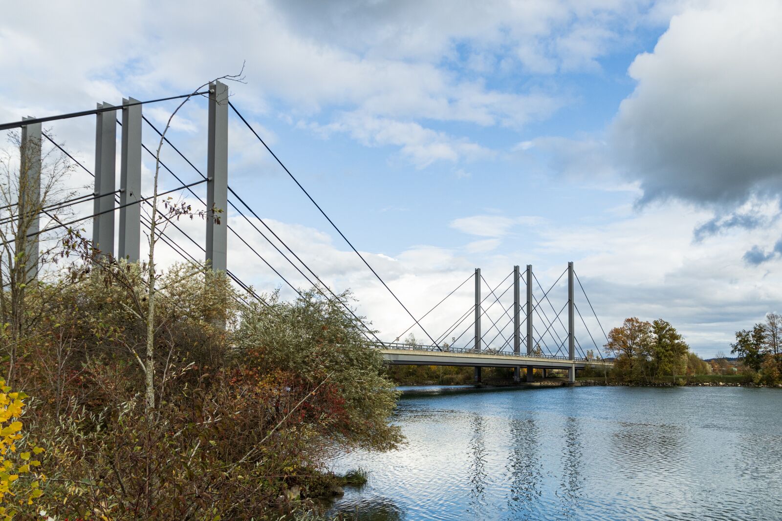 Canon EOS R sample photo. Bridge, grenchen, highway bridge photography
