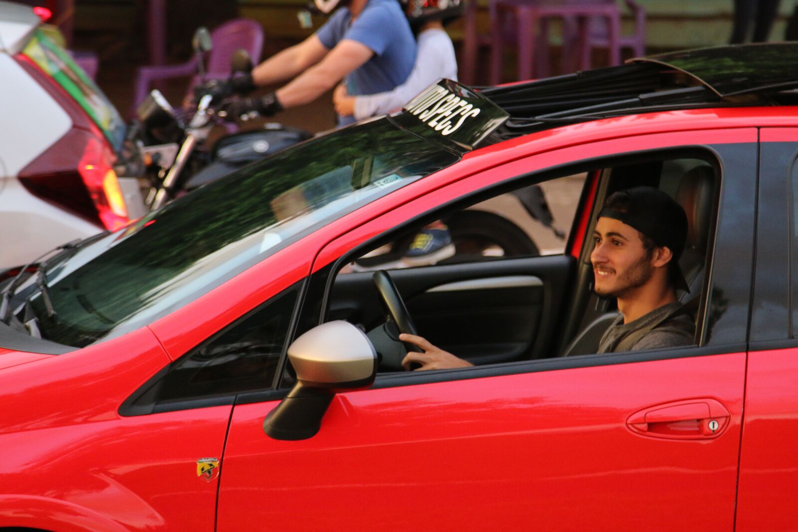 Canon EOS 70D + Canon EF 24-105mm F4L IS USM sample photo. Young, car, people photography