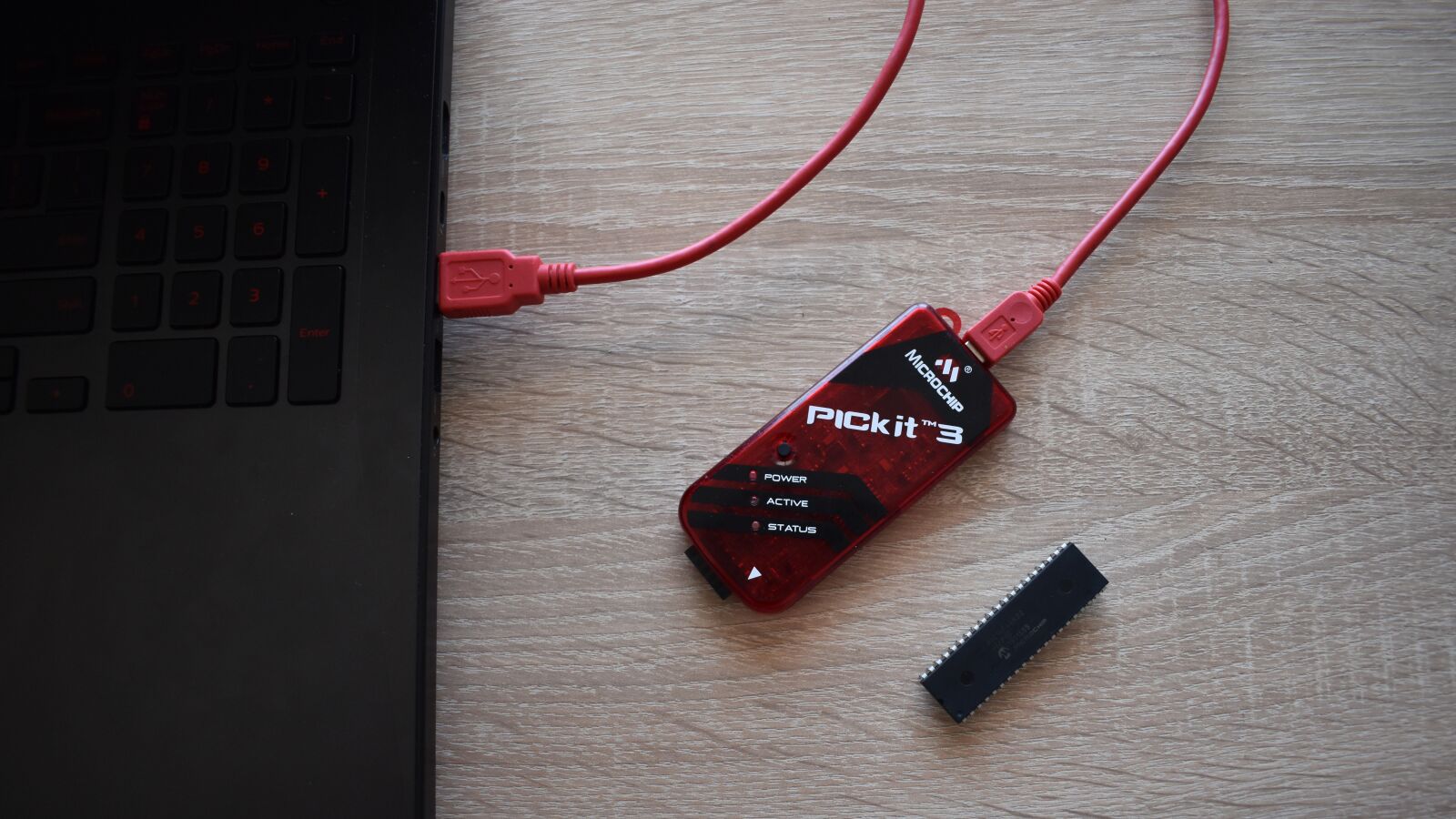 Nikon D3500 sample photo. Microcontroller, programmer, hardware photography