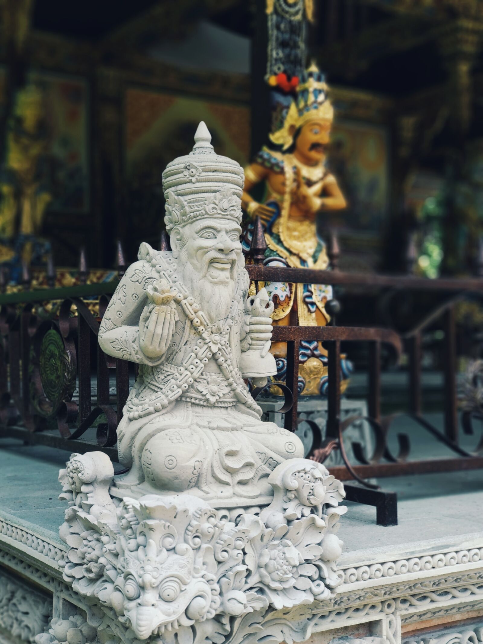 Xiaomi Mi A1 sample photo. Bali, temple, statue photography
