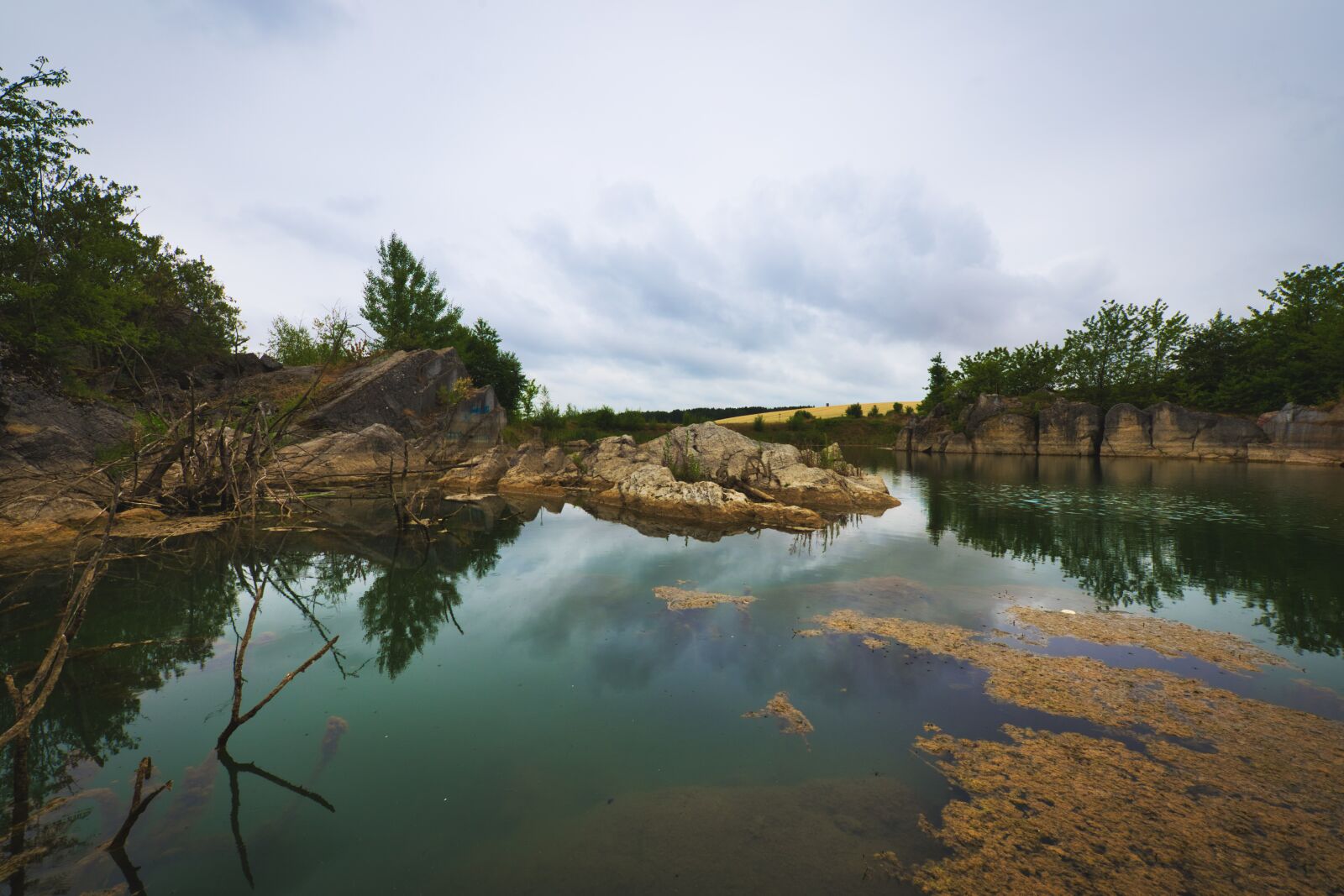 Tamron SP 15-30mm F2.8 Di VC USD sample photo. Landscape, quarry, abandoned photography