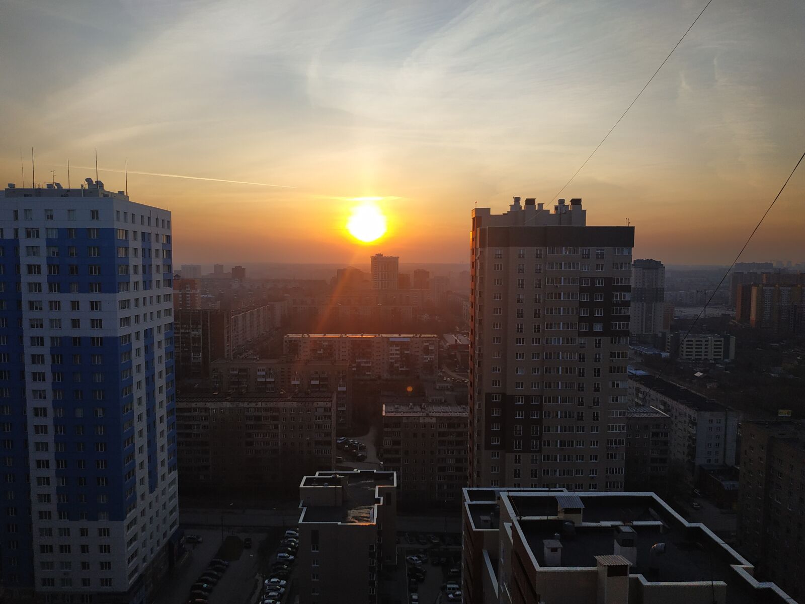 Xiaomi Redmi Note 5 sample photo. Novosibirsk, russia, sky photography