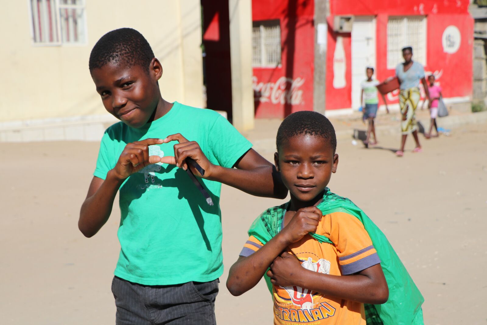Canon EOS 80D sample photo. Heart, children, africa photography