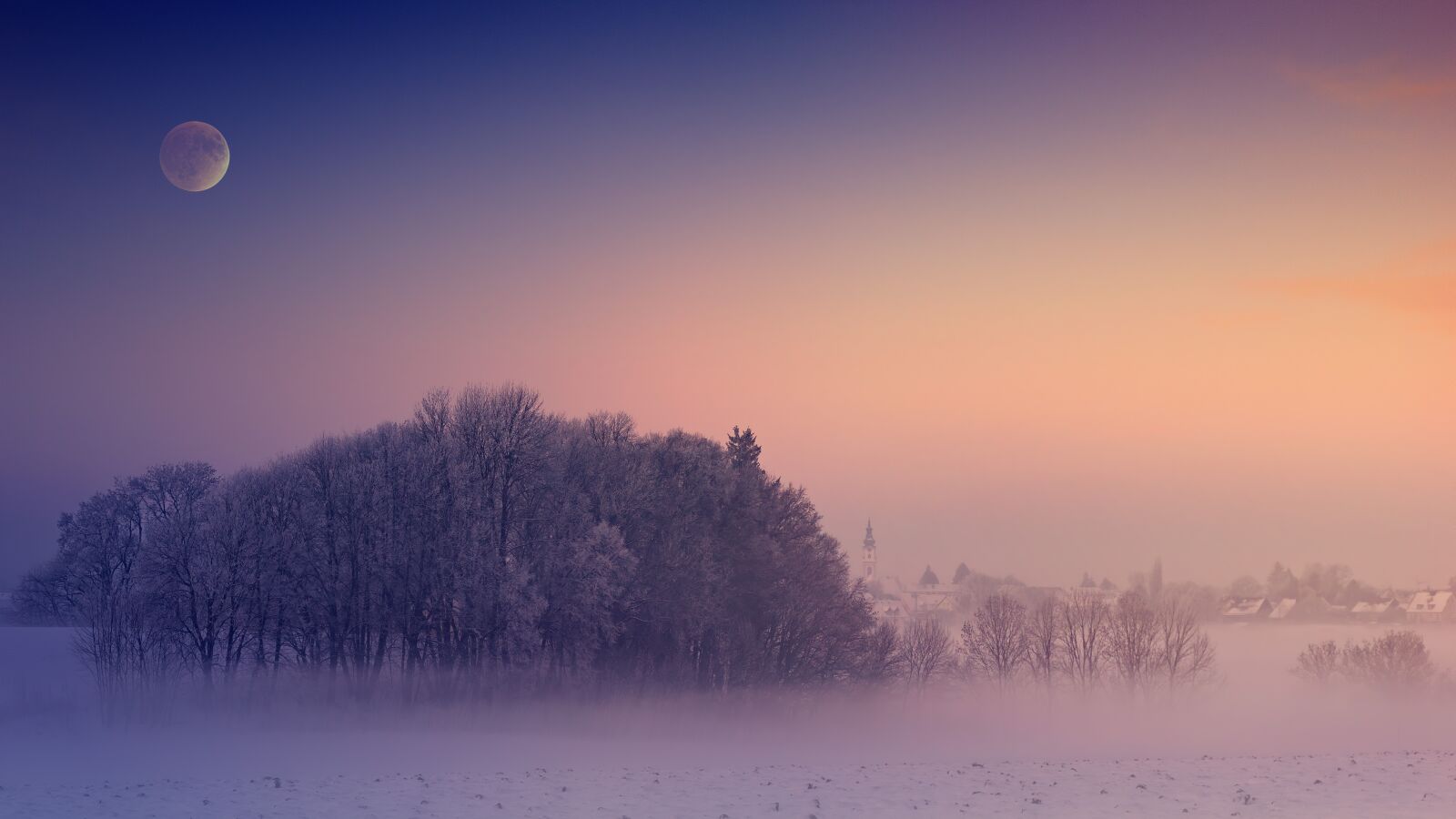 Sony DT 50mm F1.8 SAM sample photo. Winter, fog, morning photography