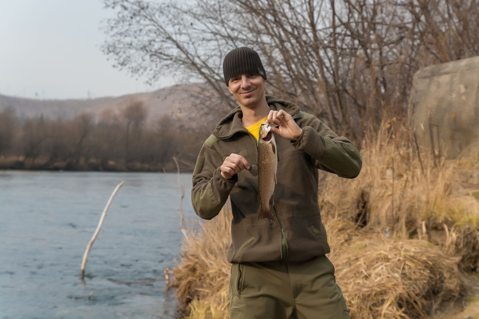 Nikon D7100 sample photo. Fisherman, fishing, fish photography