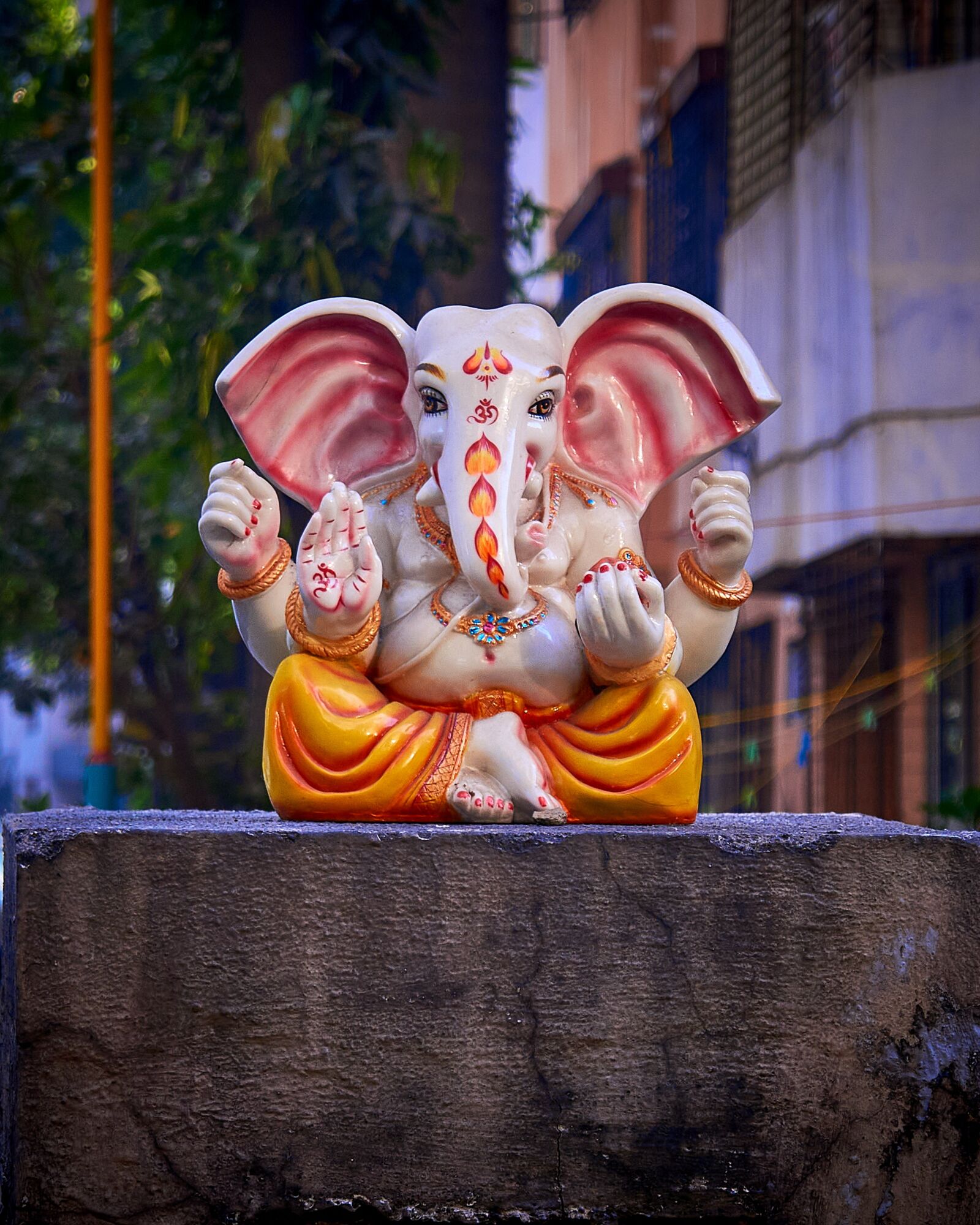 Sony E 18-55mm F3.5-5.6 OSS sample photo. Shree, ganesh, idol photography