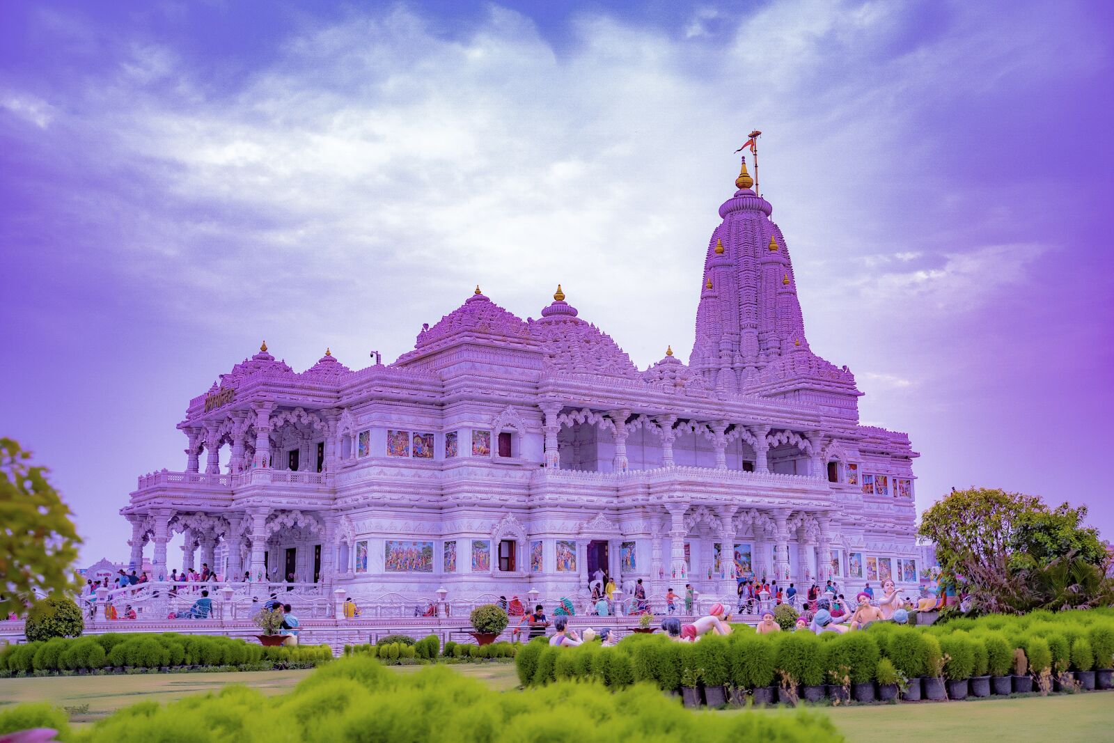 Sony a7 III + Tamron 28-75mm F2.8 Di III RXD sample photo. Indian temple, vrindavan, mathura photography