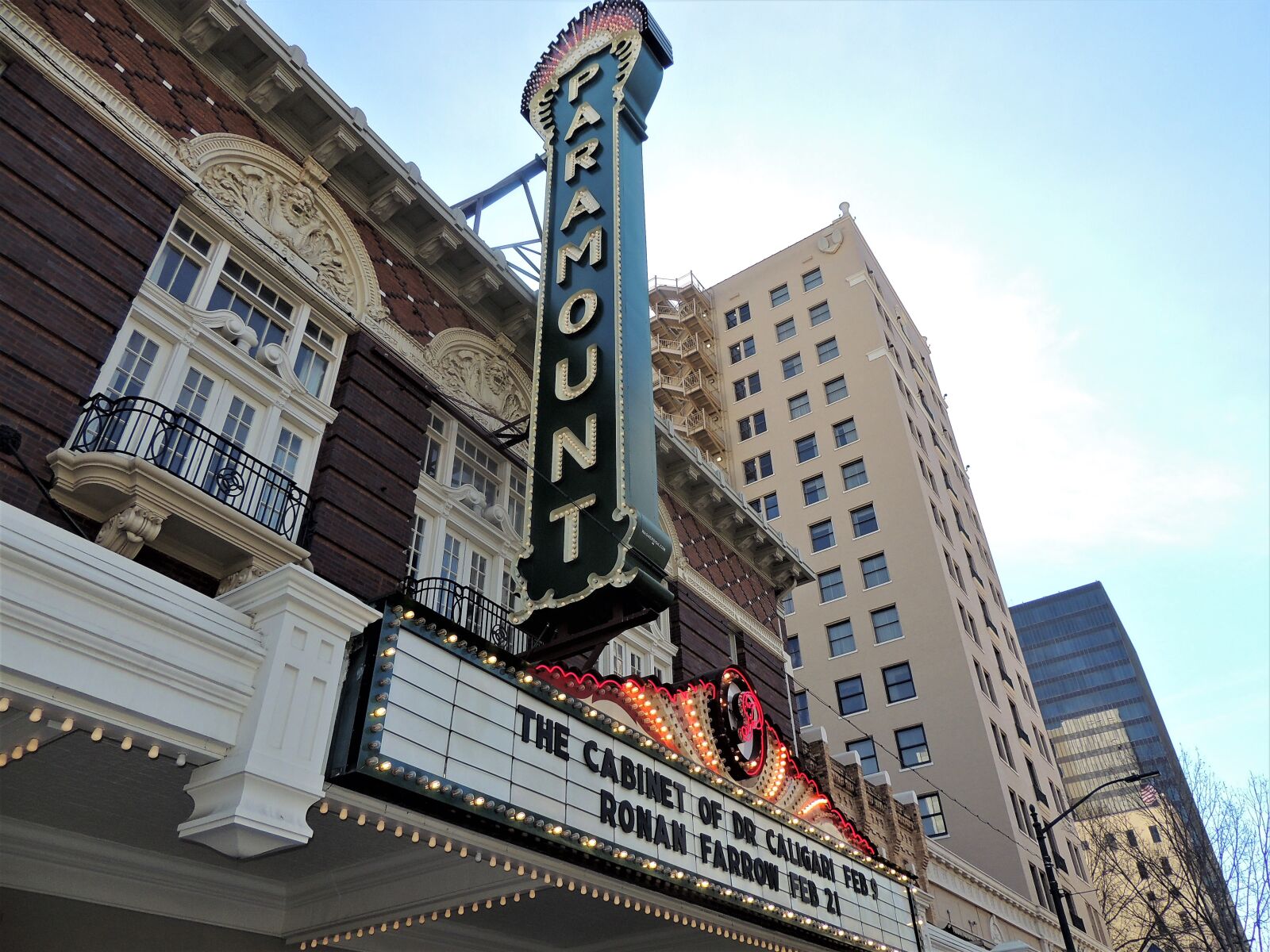 Nikon Coolpix P510 sample photo. Paramount, theater, austin photography