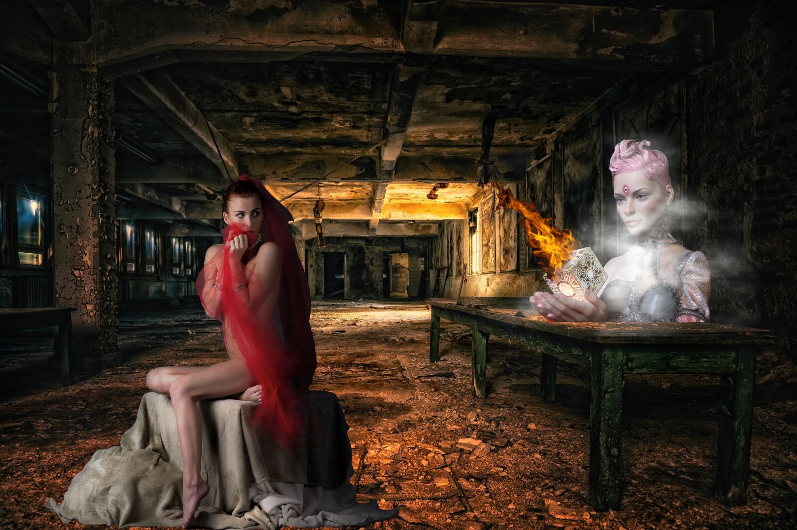 Nikon Z6 sample photo. Composing, woman, mystical photography