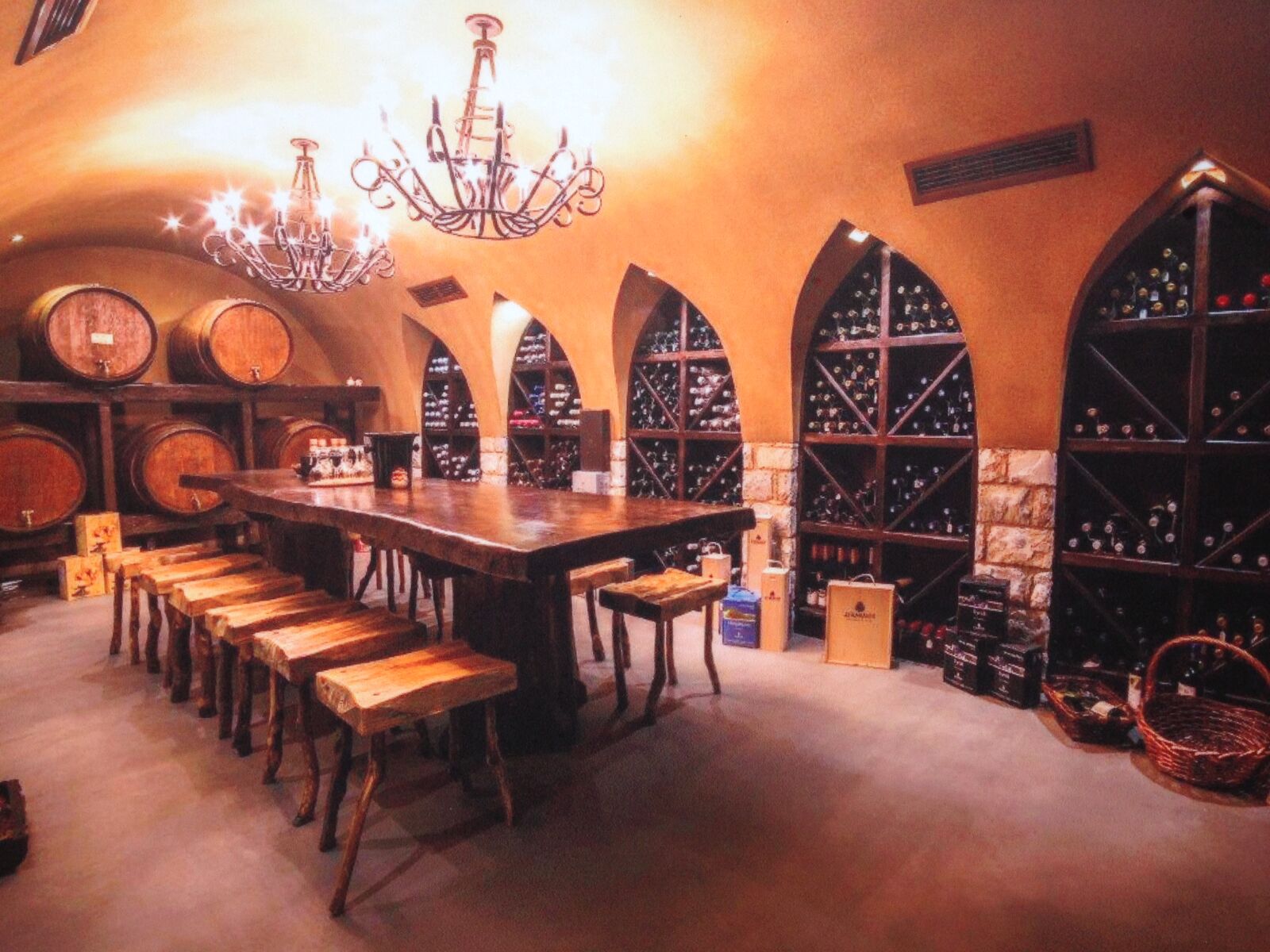 iPhone 5 back camera 4.12mm f/2.4 sample photo. Cellar, wine, bottles photography