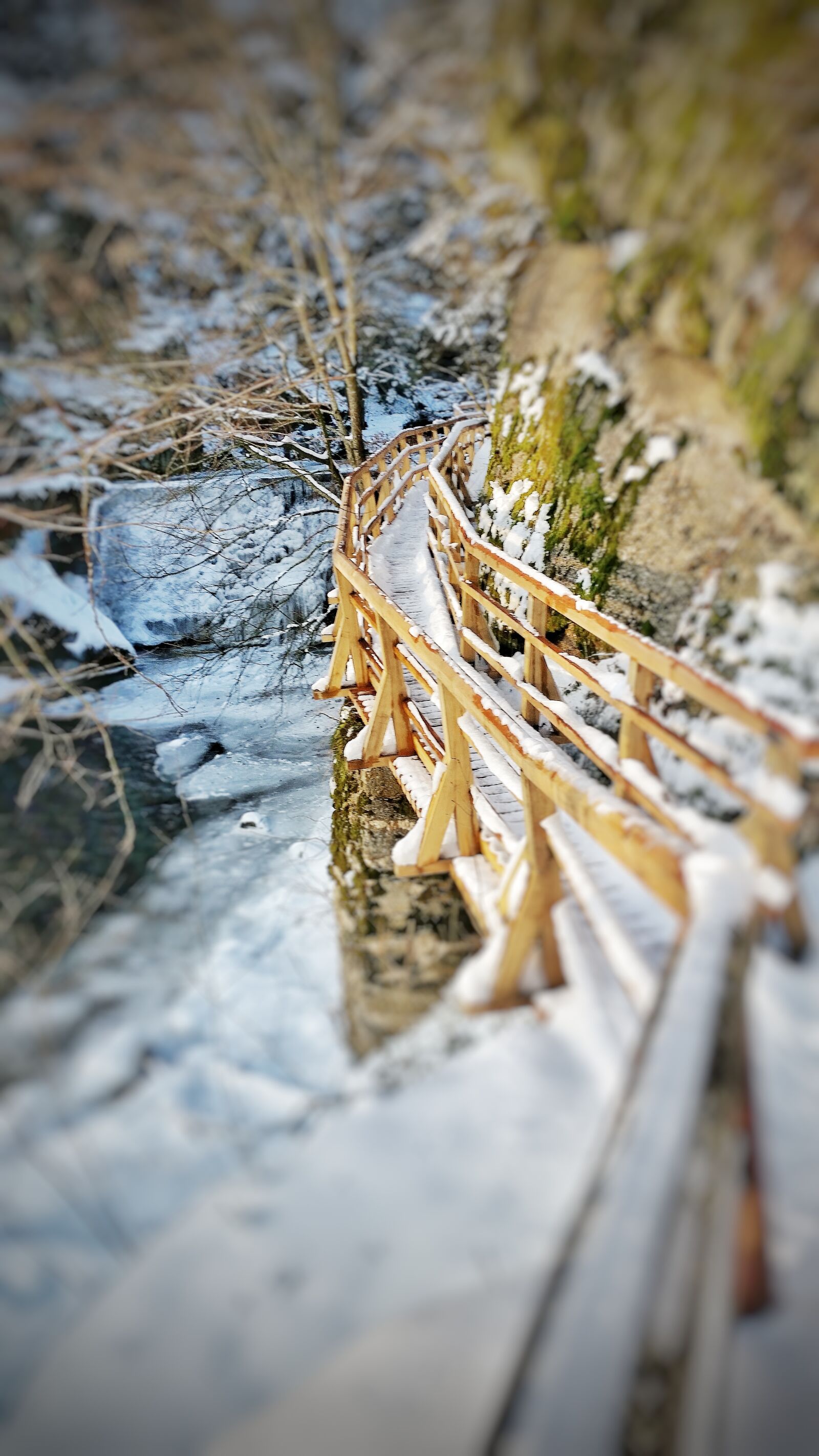 Samsung Galaxy S5 sample photo. Gorge, winter, landscape photography