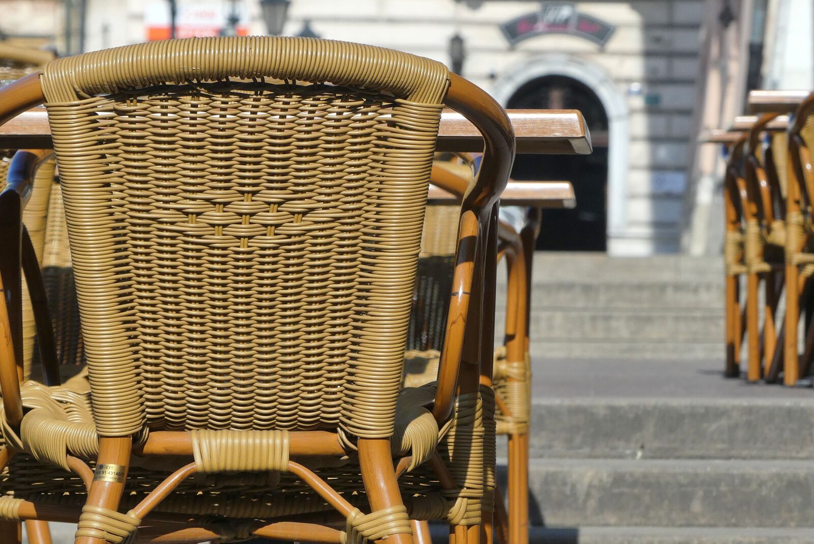 Panasonic Lumix DMC-FZ300 sample photo. Chair, wicker, seat photography