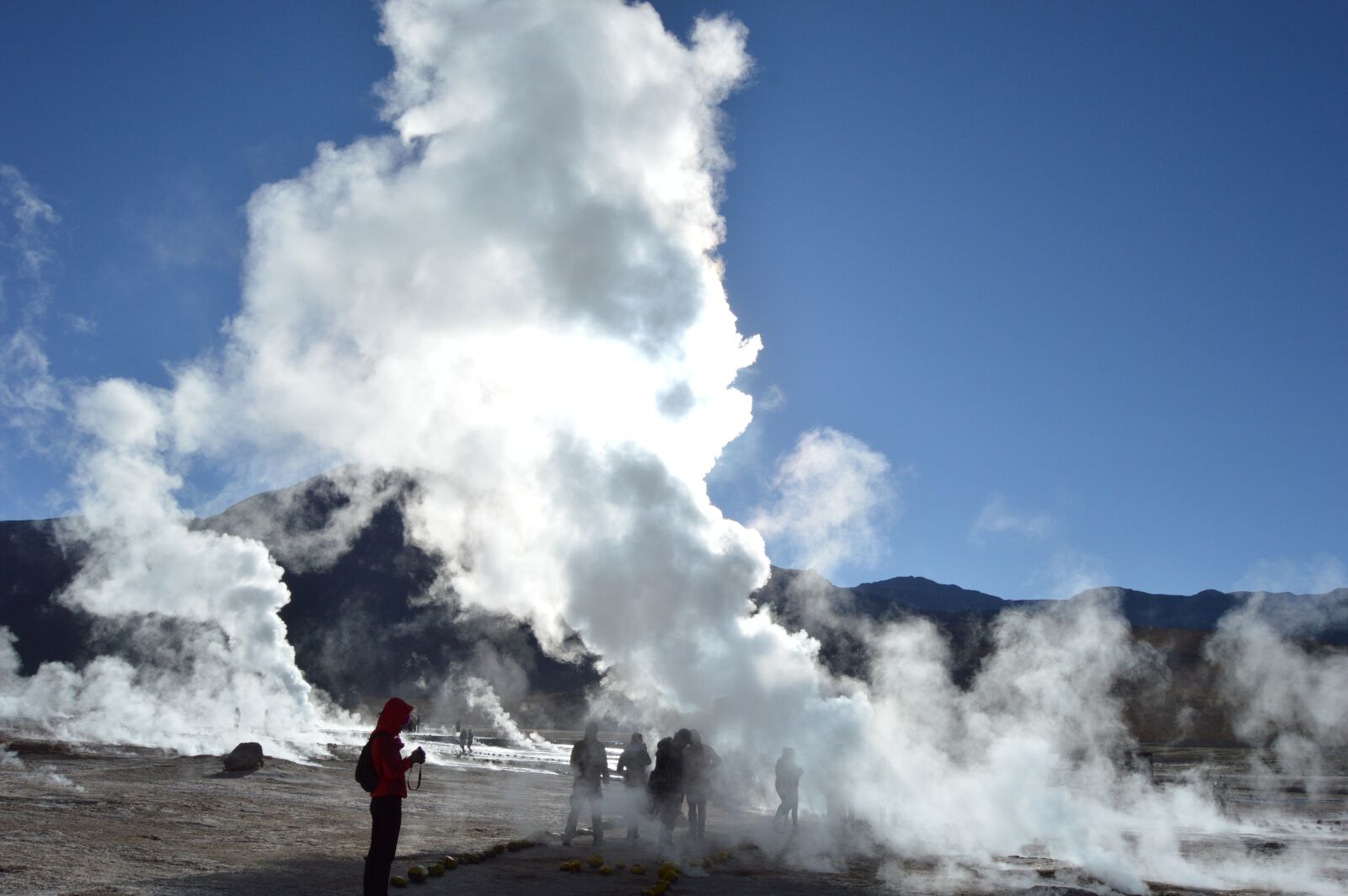 Nikon D3200 sample photo. Geyser, atacama, chile photography