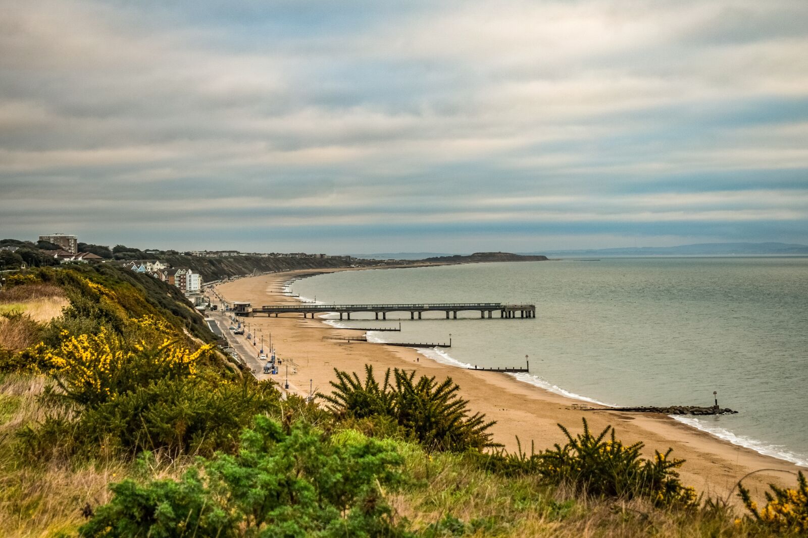 Nikon D3300 sample photo. Bournemouth, east cliff, beach photography