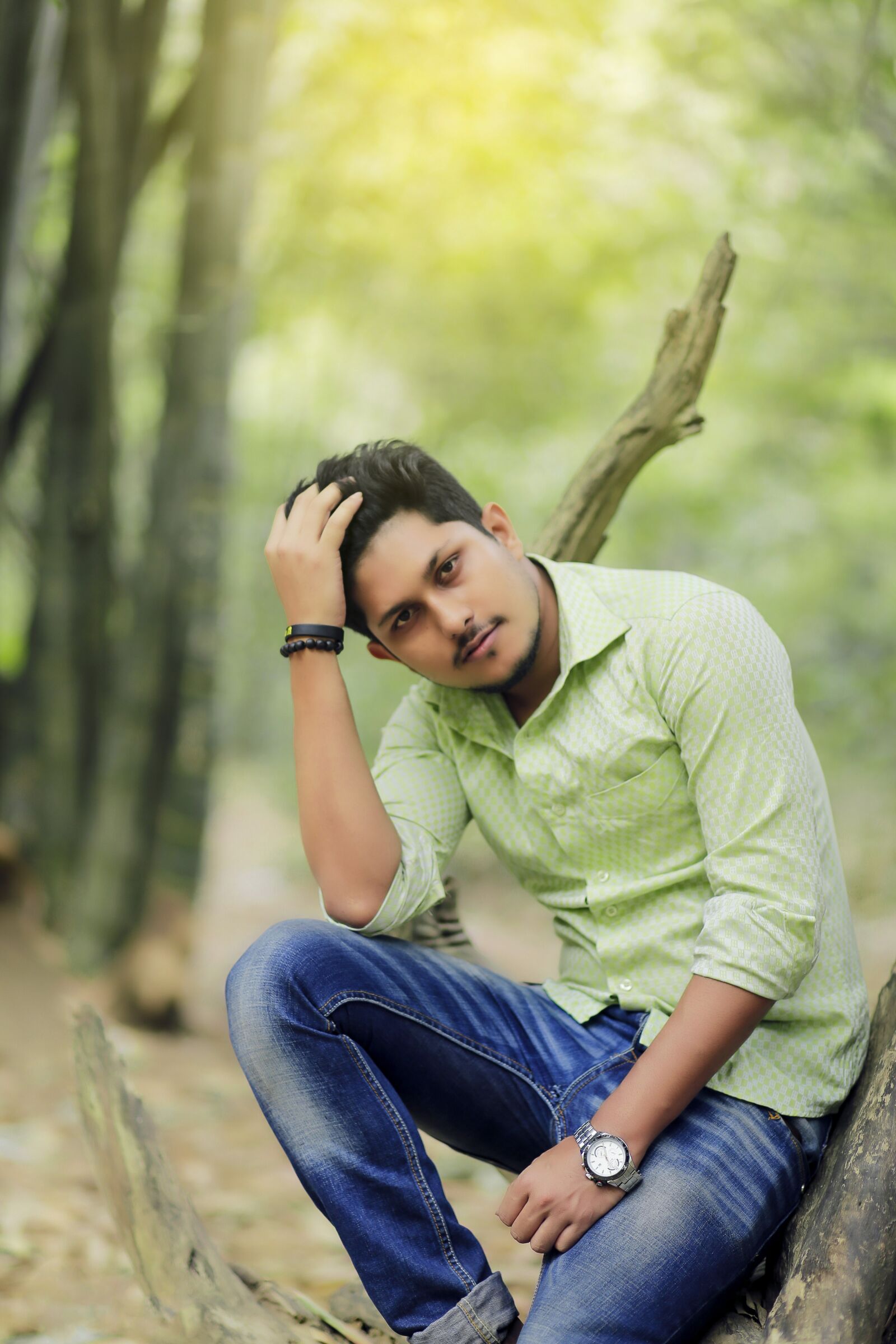 Canon EF 85mm F1.8 USM sample photo. Man, model, portrait photography