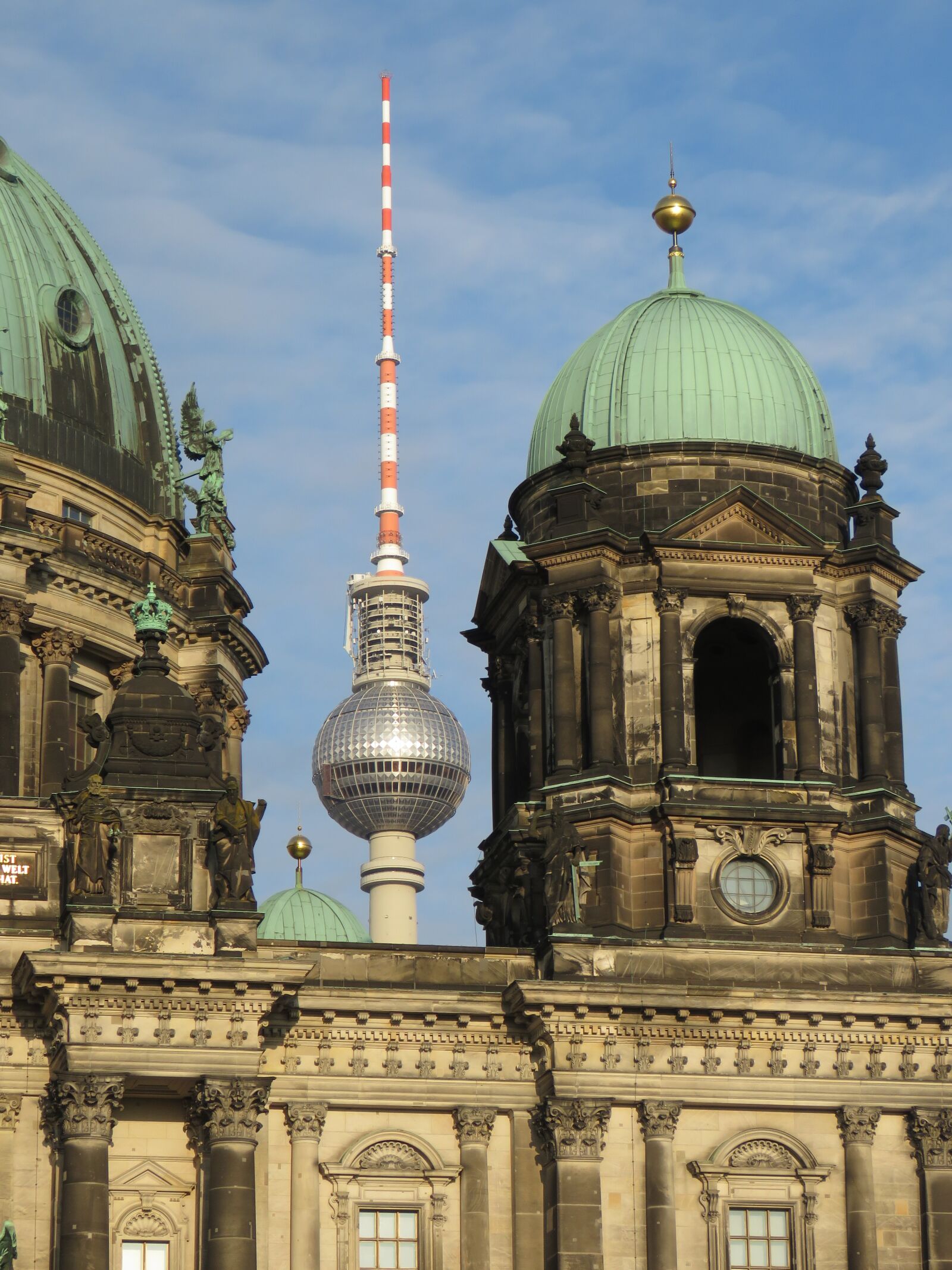 Canon PowerShot SX60 HS sample photo. Tv tower, berlin cathedral photography