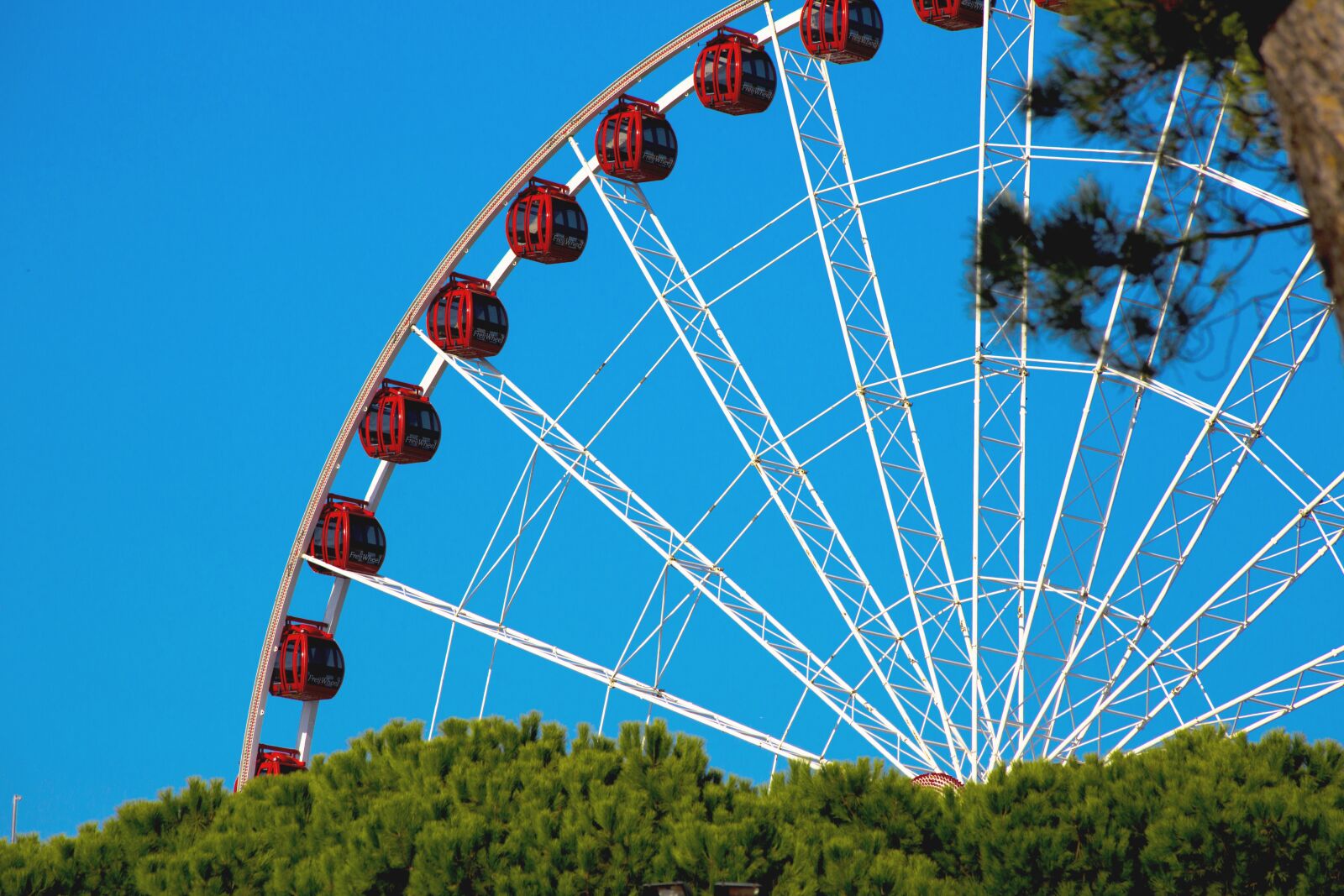Canon EF 70-300mm F4-5.6 IS USM sample photo. Ferris wheel, theme park photography