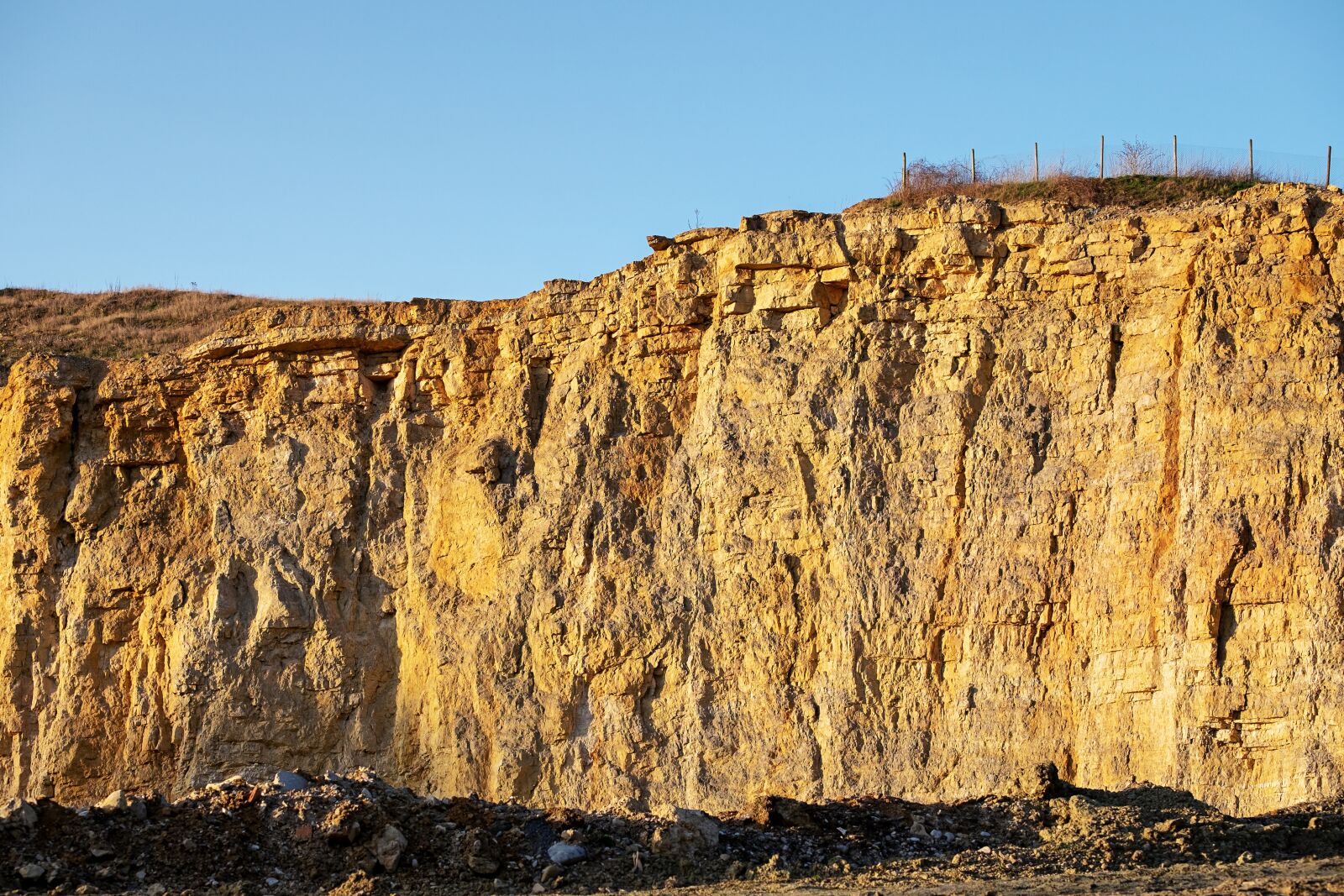 Fujifilm XF 55-200mm F3.5-4.8 R LM OIS sample photo. Limestone, quarry, black forest photography