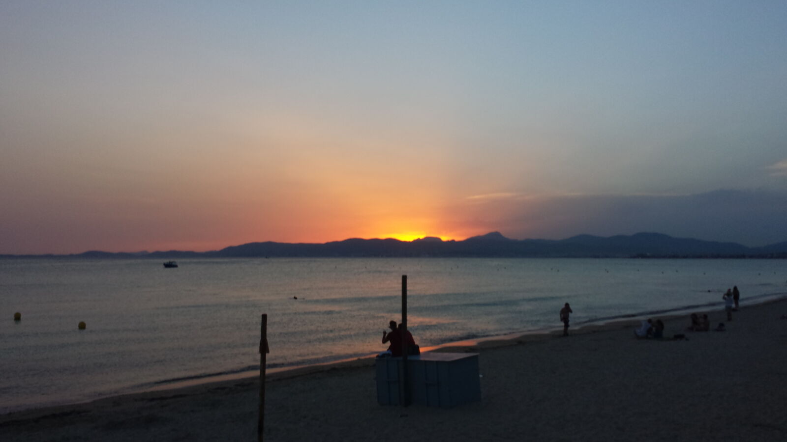 Samsung Galaxy S4 sample photo. Mountains, sea, spain, sunset photography