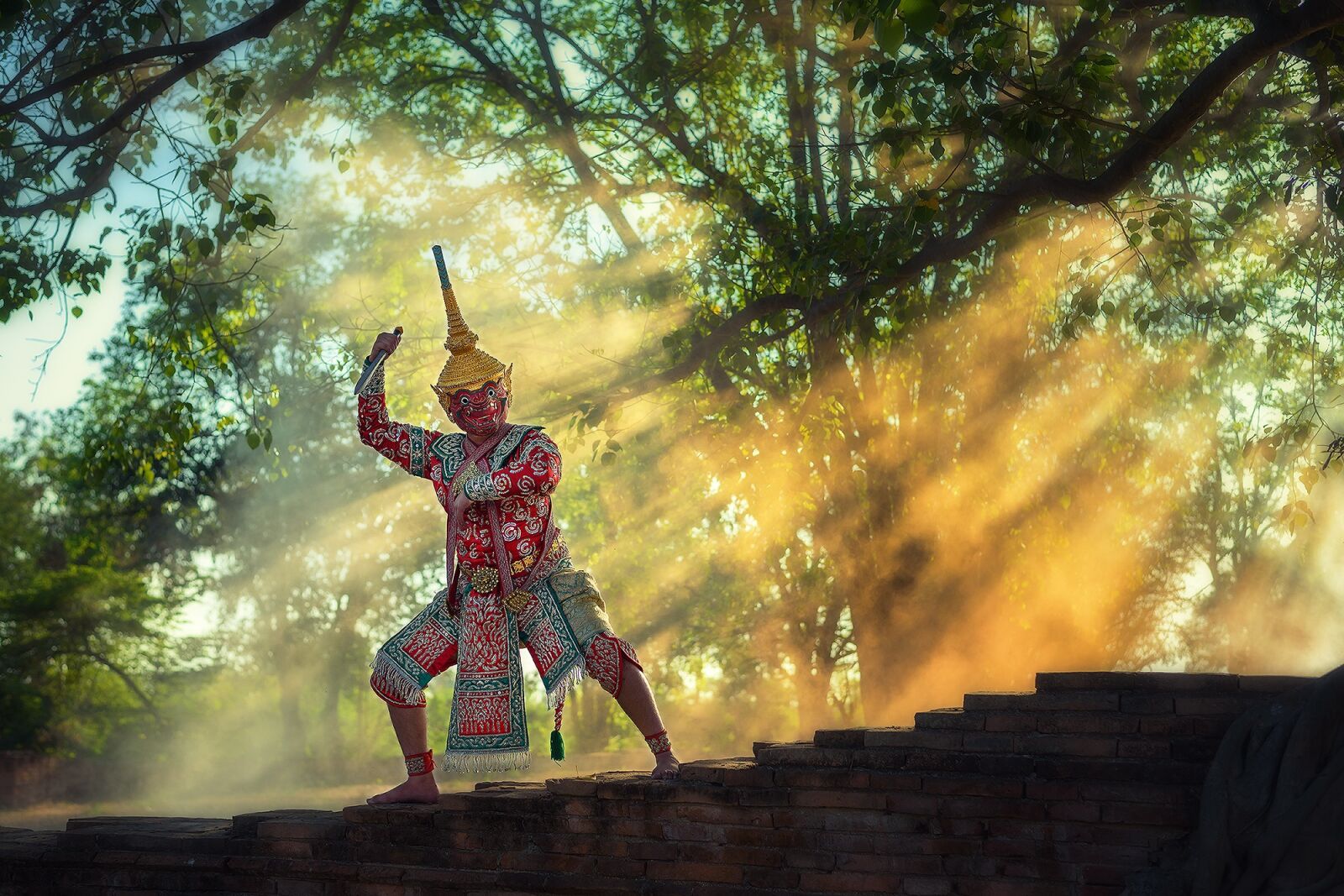 Nikon D750 sample photo. Thailand, asia, pantomime photography