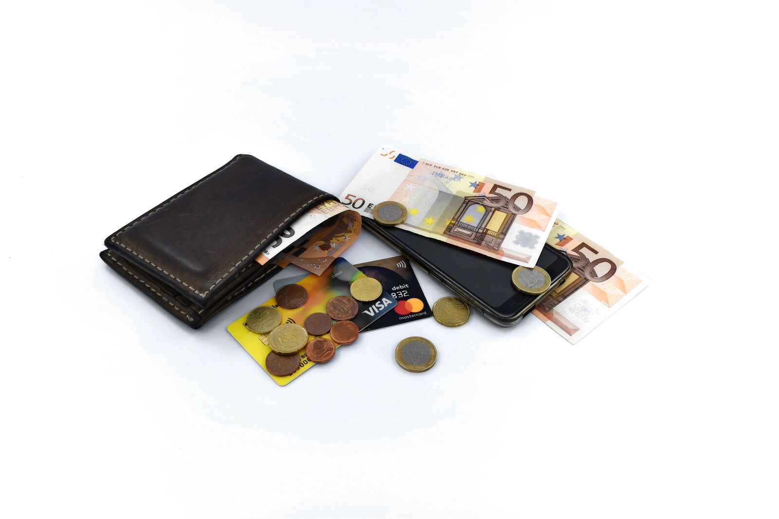 Nikon D5500 sample photo. Cash, coins, communications, internet photography