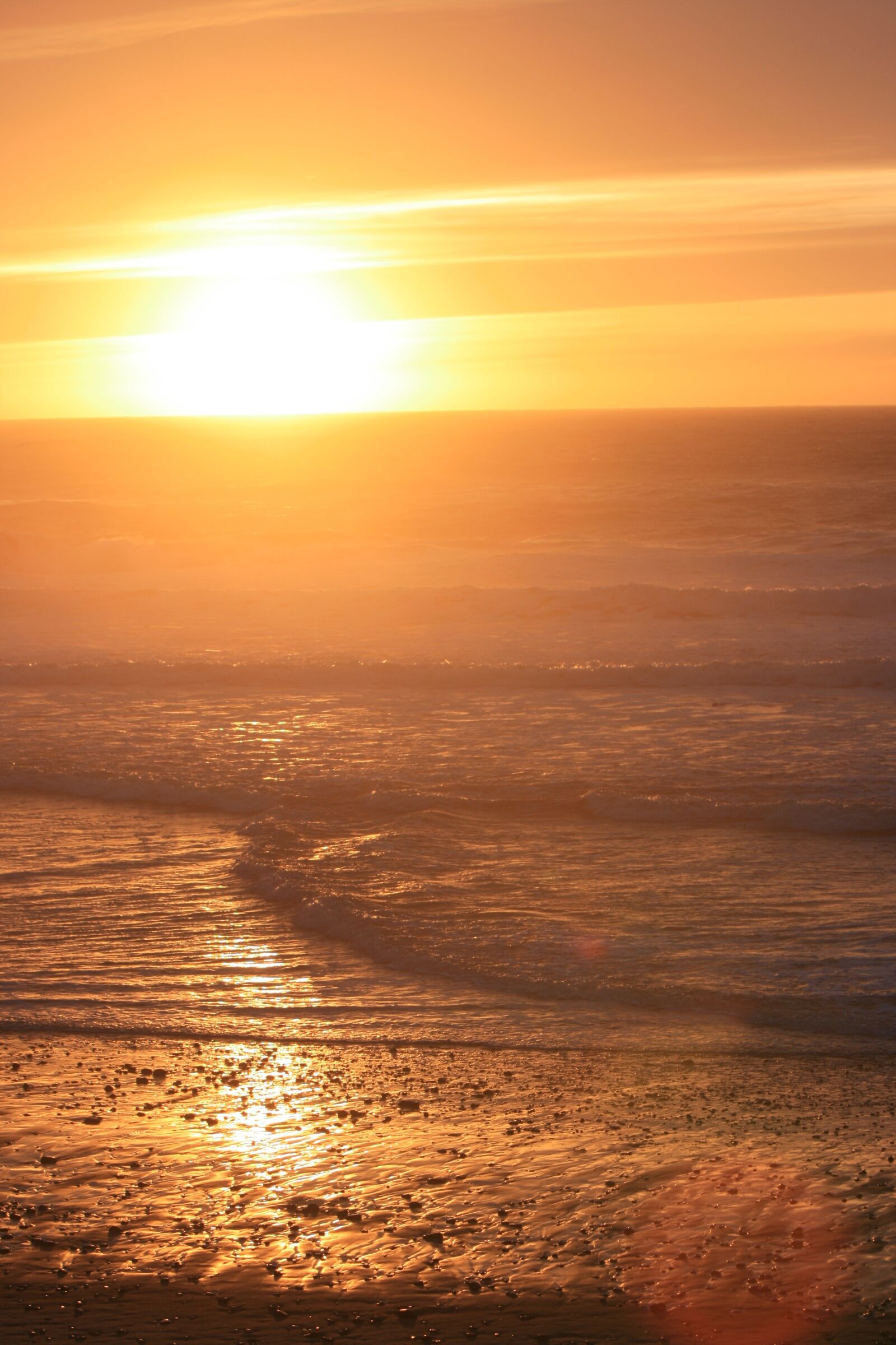 Canon EOS 400D (EOS Digital Rebel XTi / EOS Kiss Digital X) sample photo. Oregon coast, coastline, sunset photography