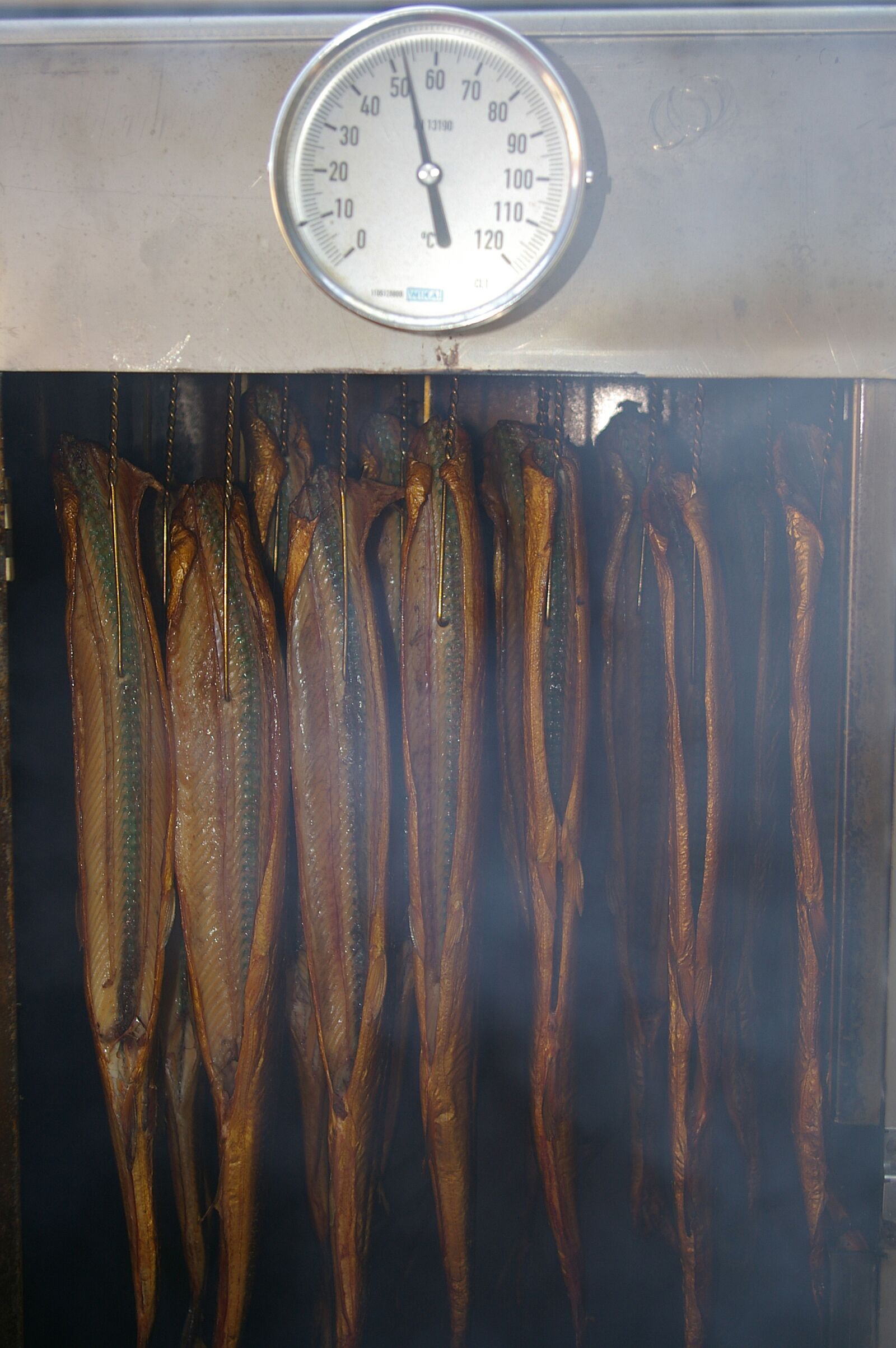 Pentax *ist DL2 sample photo. Smoking oven, smoked fish photography