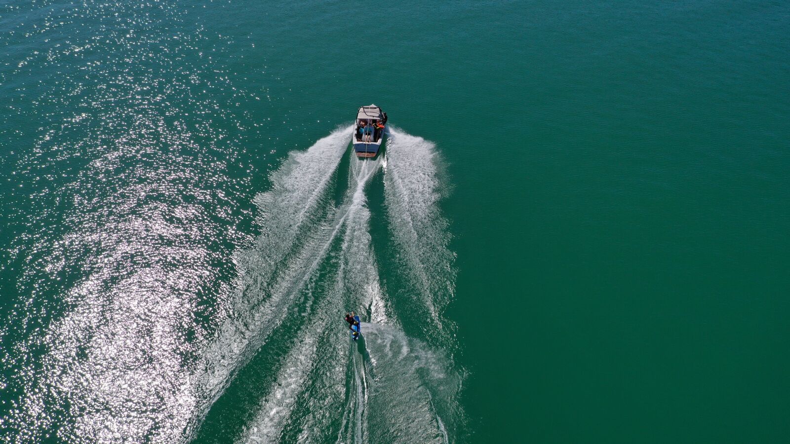 Hasselblad L1D-20c sample photo. Waterski, jet, boat photography