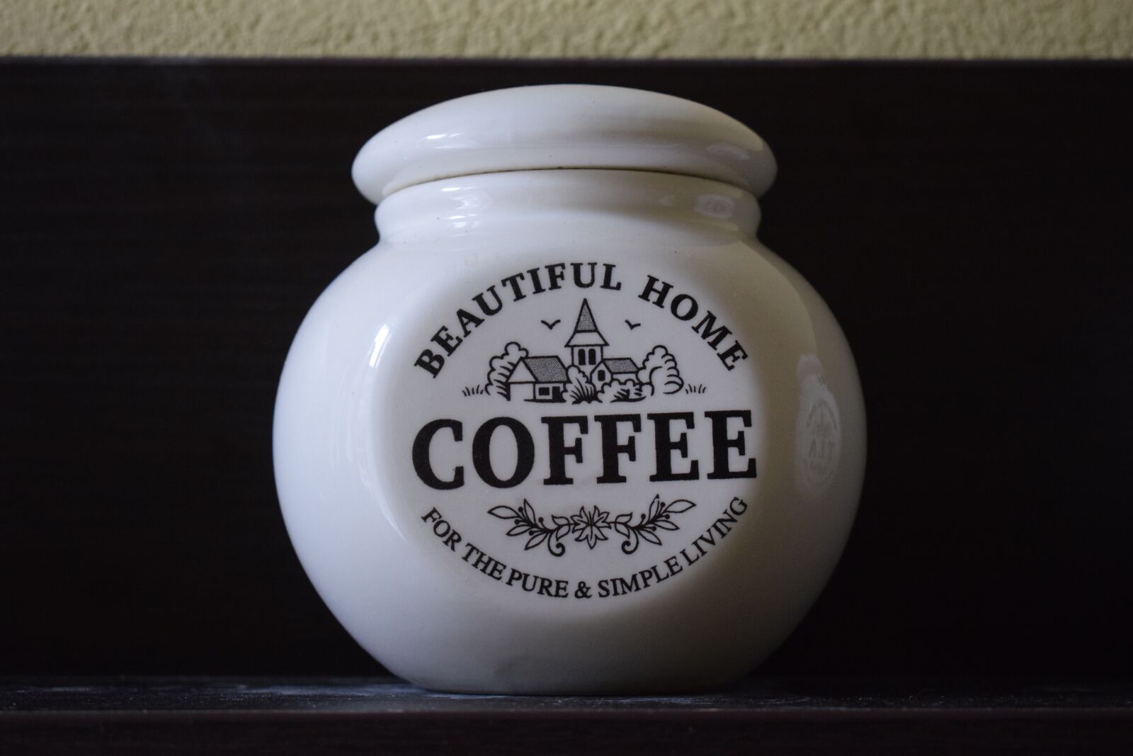 Nikon D3300 sample photo. Coffee, jar, white photography