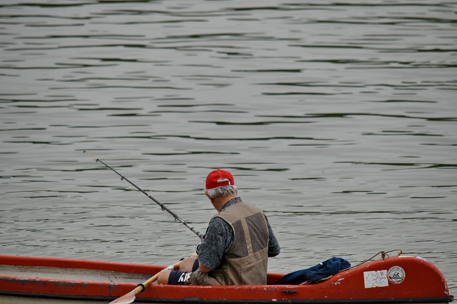 Nikon D5500 sample photo. Fishing, fishing boat, man photography